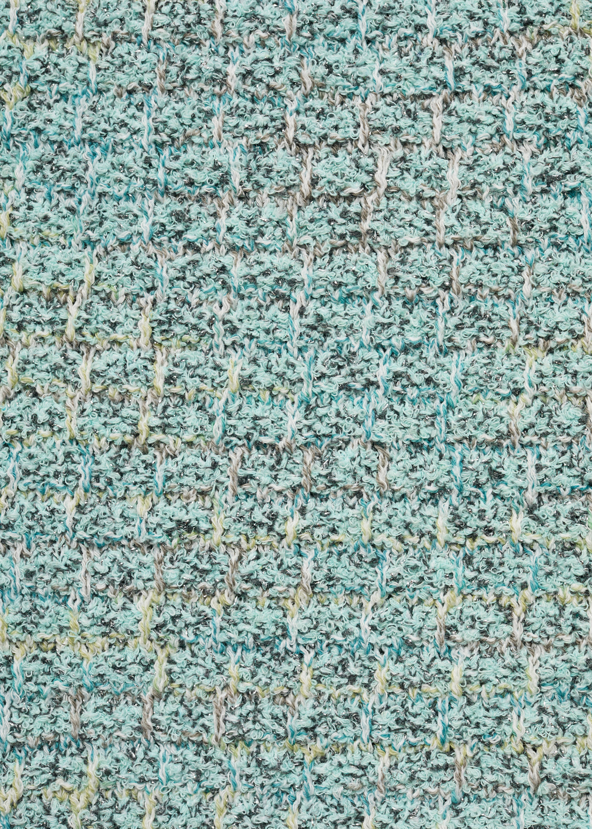 Tweed-Top mit ausgefranstem Detail - Detail des Artikels 0