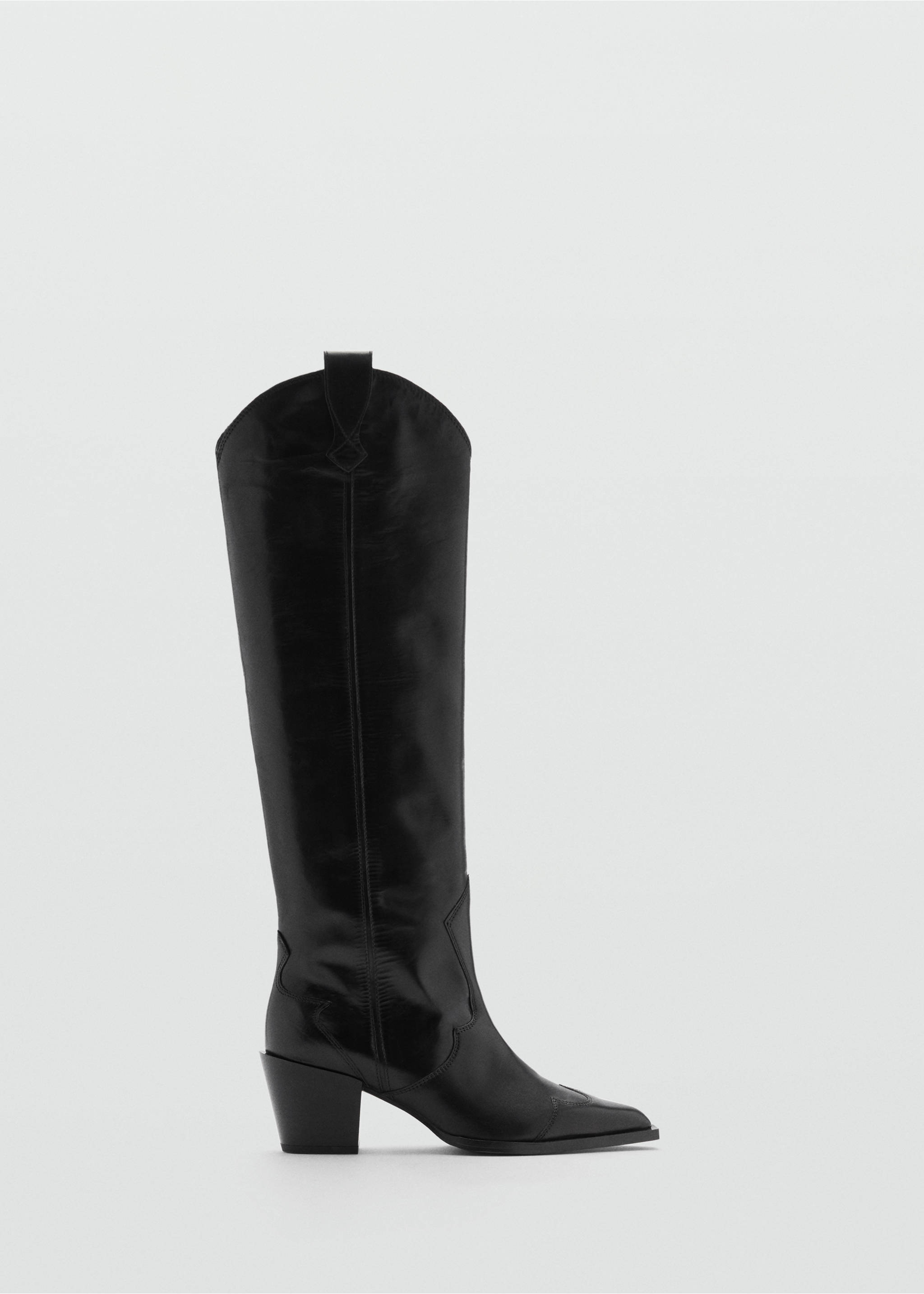 Cowboy leather boots - Article without model, Black. Ref: 77034071-00.