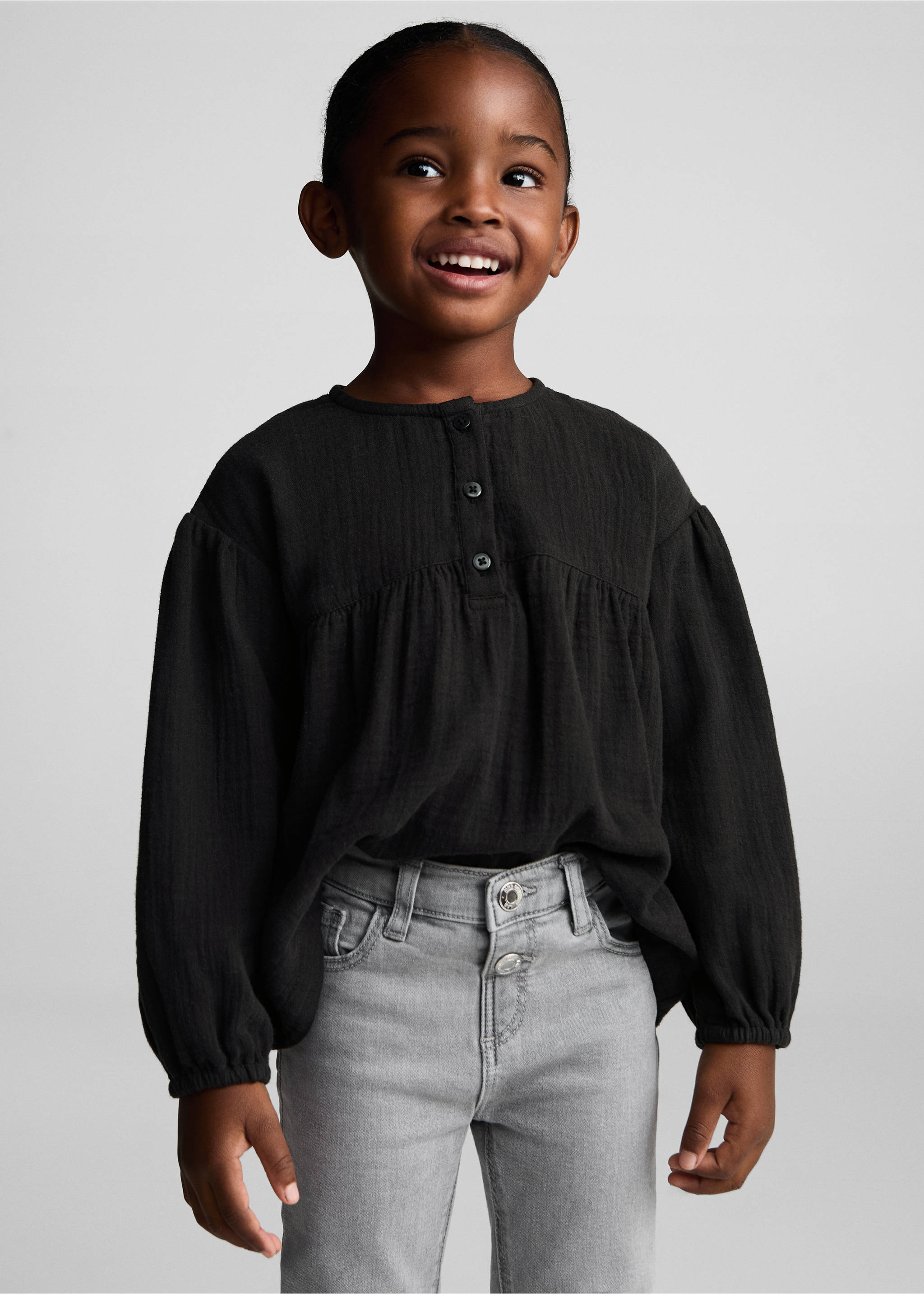 Jean skinny - Plan moyen, Gris denim. Ref: 77034432-00.