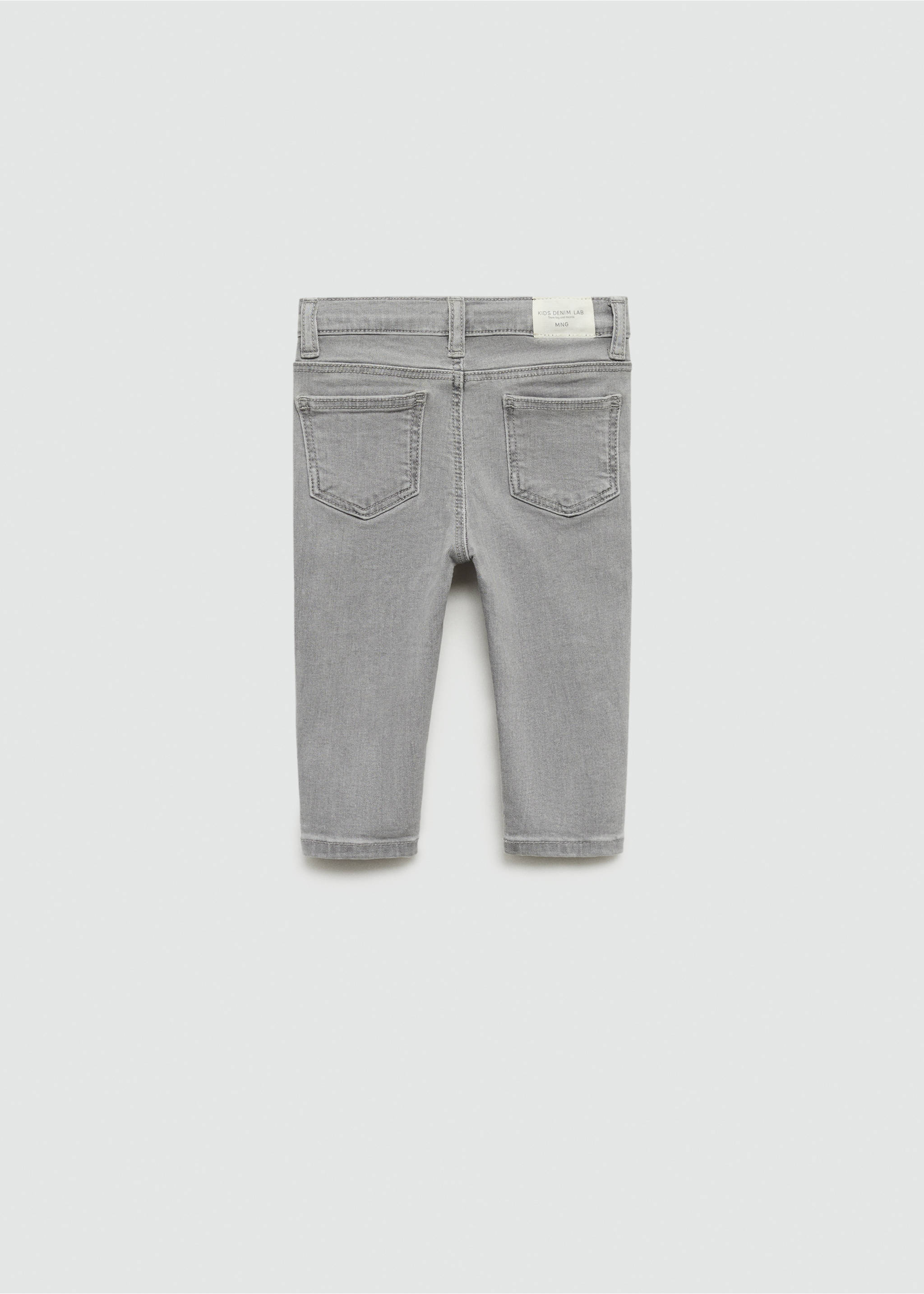 Jean skinny - Verso de l’article, Gris denim. Ref: 77034432-00.