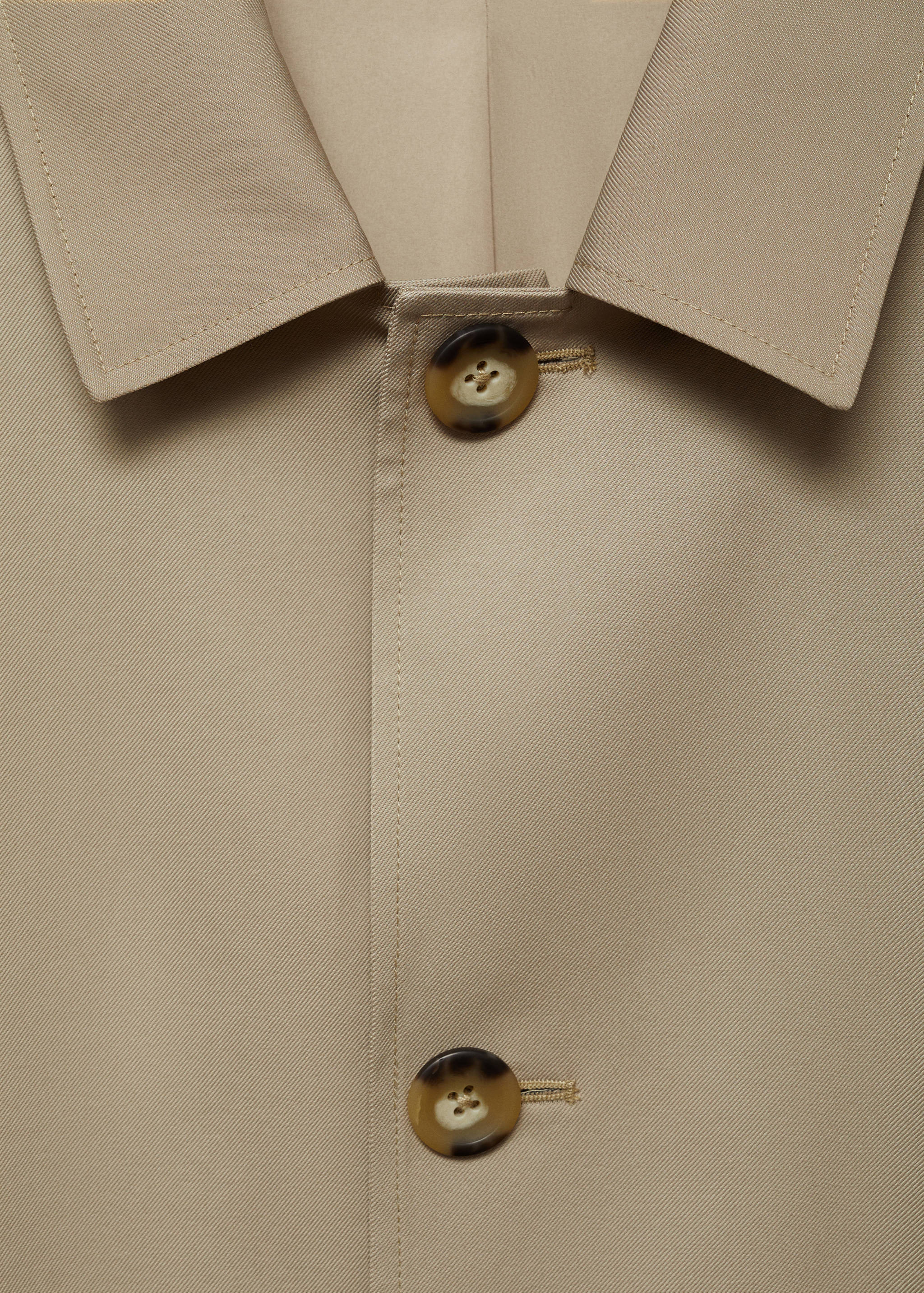 Relaxed-fit water-repellent trench coat - Details of the article 8