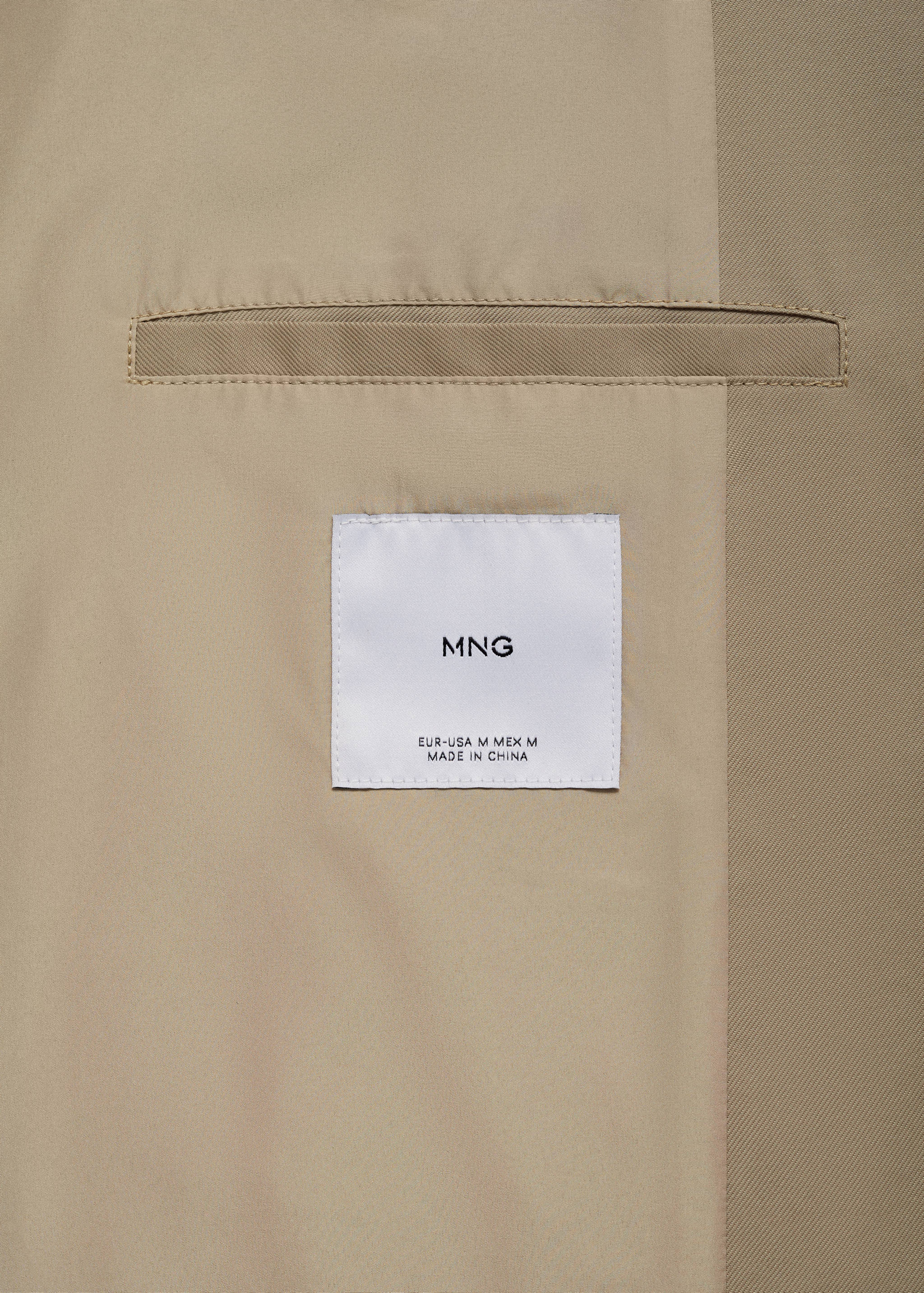 Relaxed-fit water-repellent trench coat - Details of the article 0