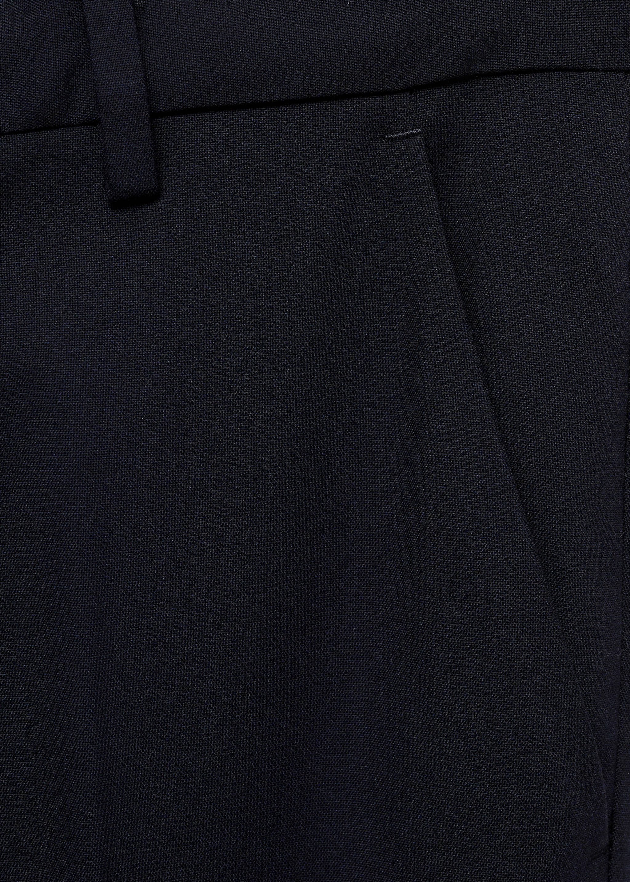 Slim fit suit trousers - Details of the article 8