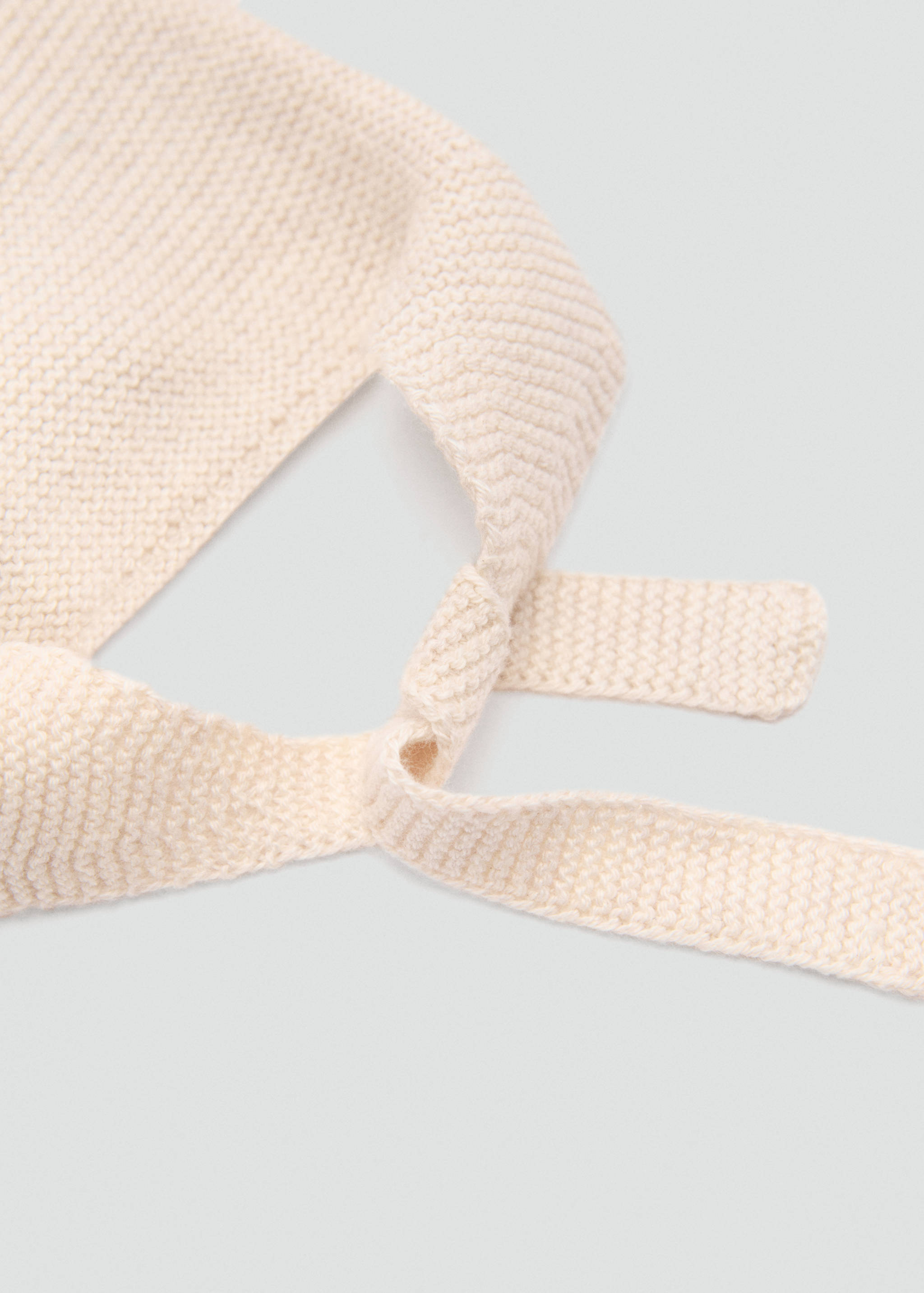 Pom pom cable-knit beanie - Medium plane