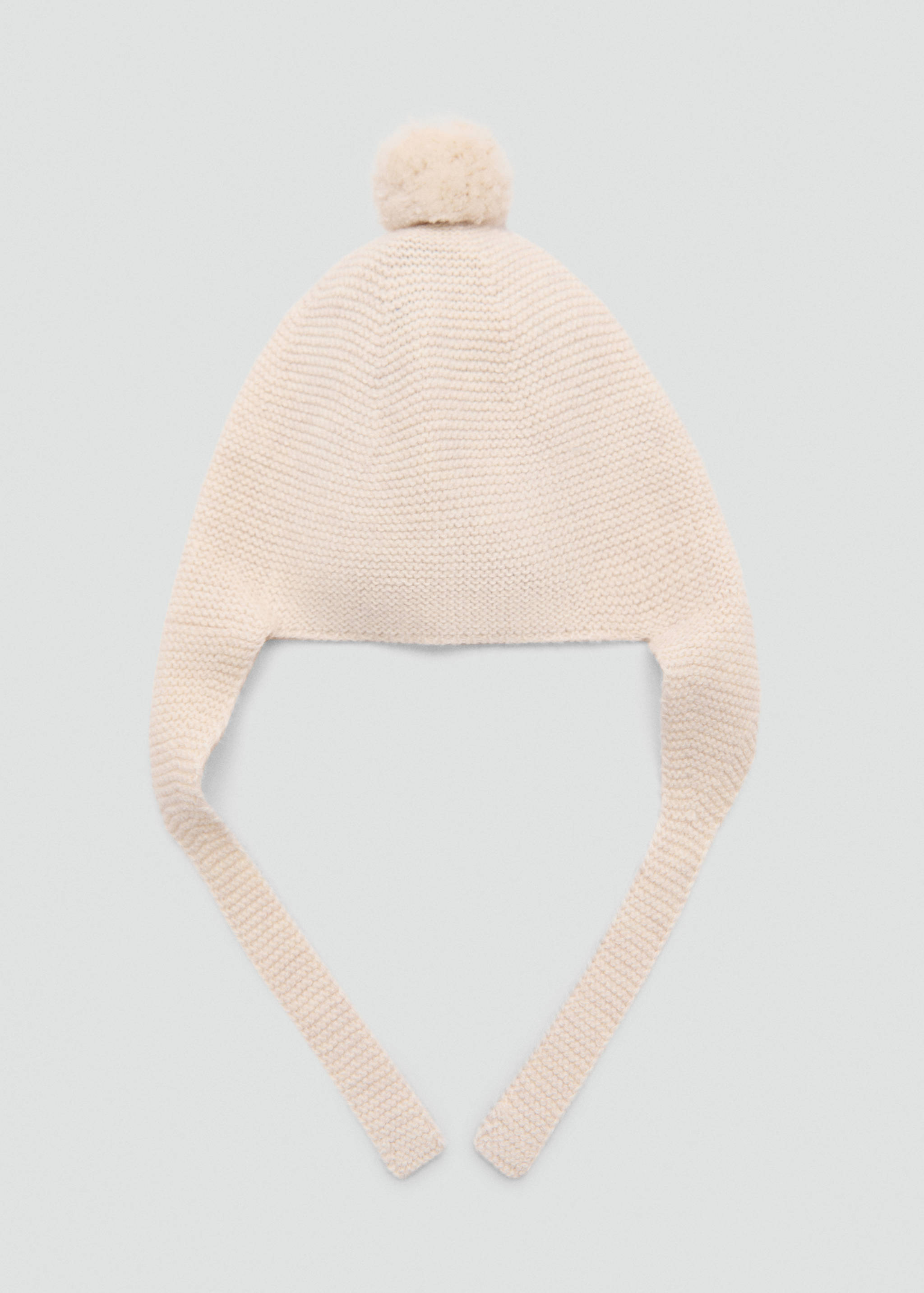Pom pom cable-knit beanie - Article without model