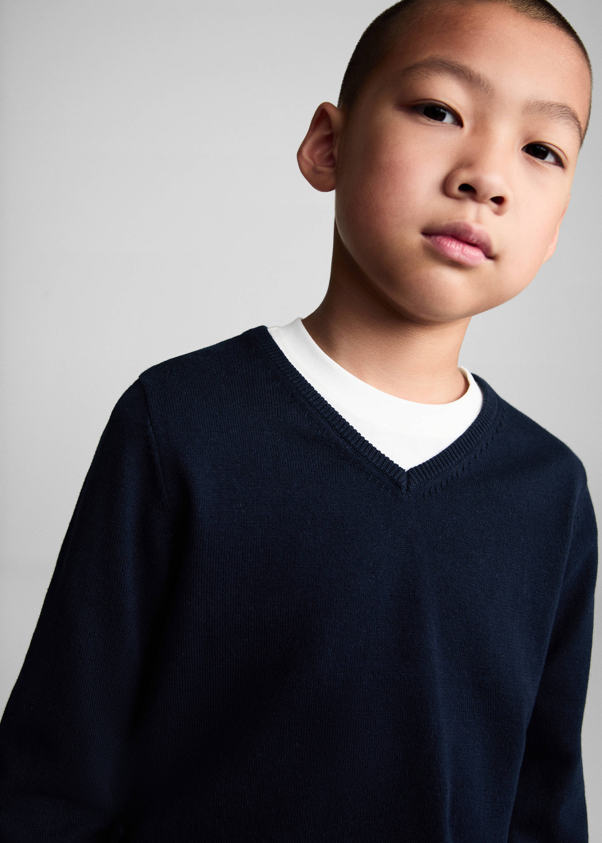 Fläckig bomull tröja - Detaljer om artikeln 1