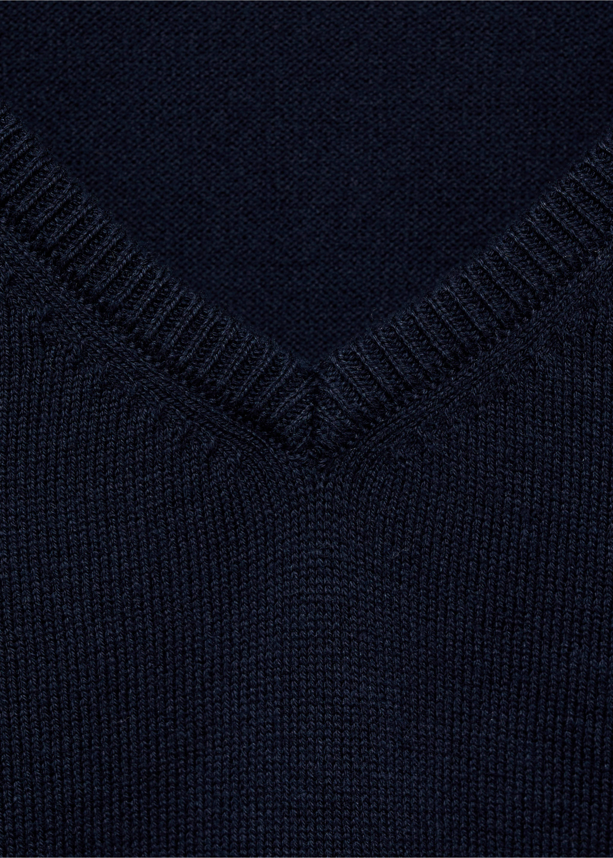 Fläckig bomull tröja - Detaljer om artikeln 8, Navy blå. Ref: 77034758-00.