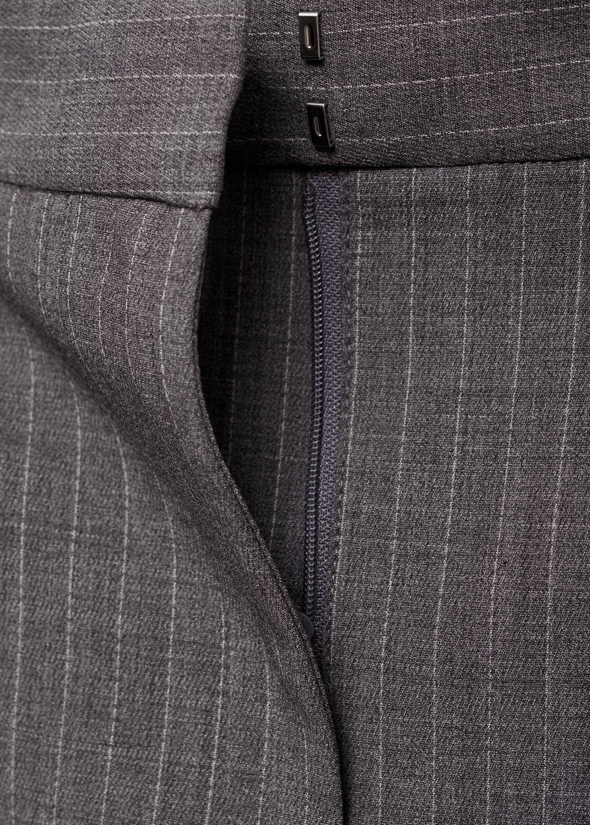 Pinstripe suit skirt - Details of the article 8