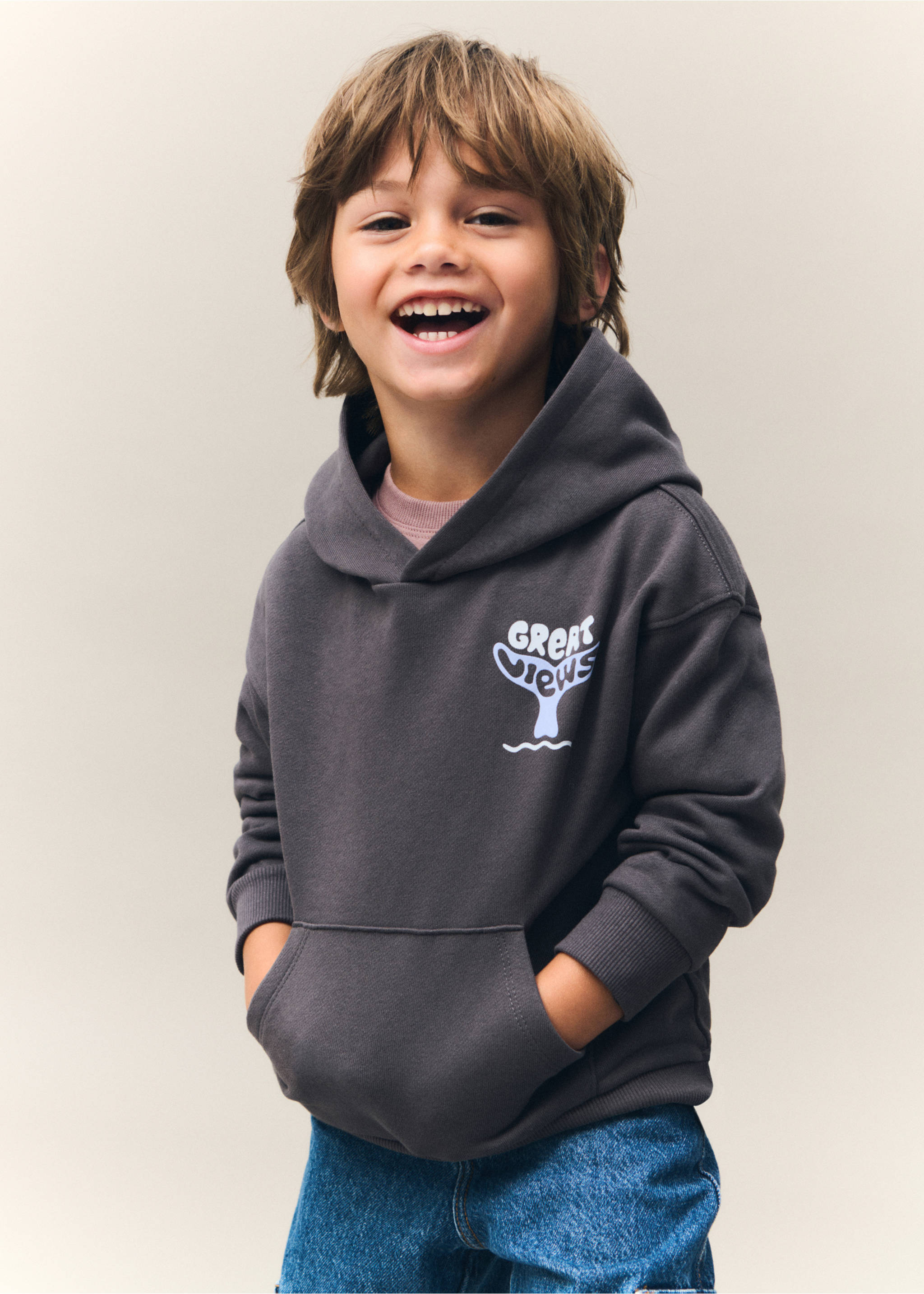 Sweat-shirt imprimé surf - Détail de l'article 5, Gris anthracite. Ref: 77034771-00.