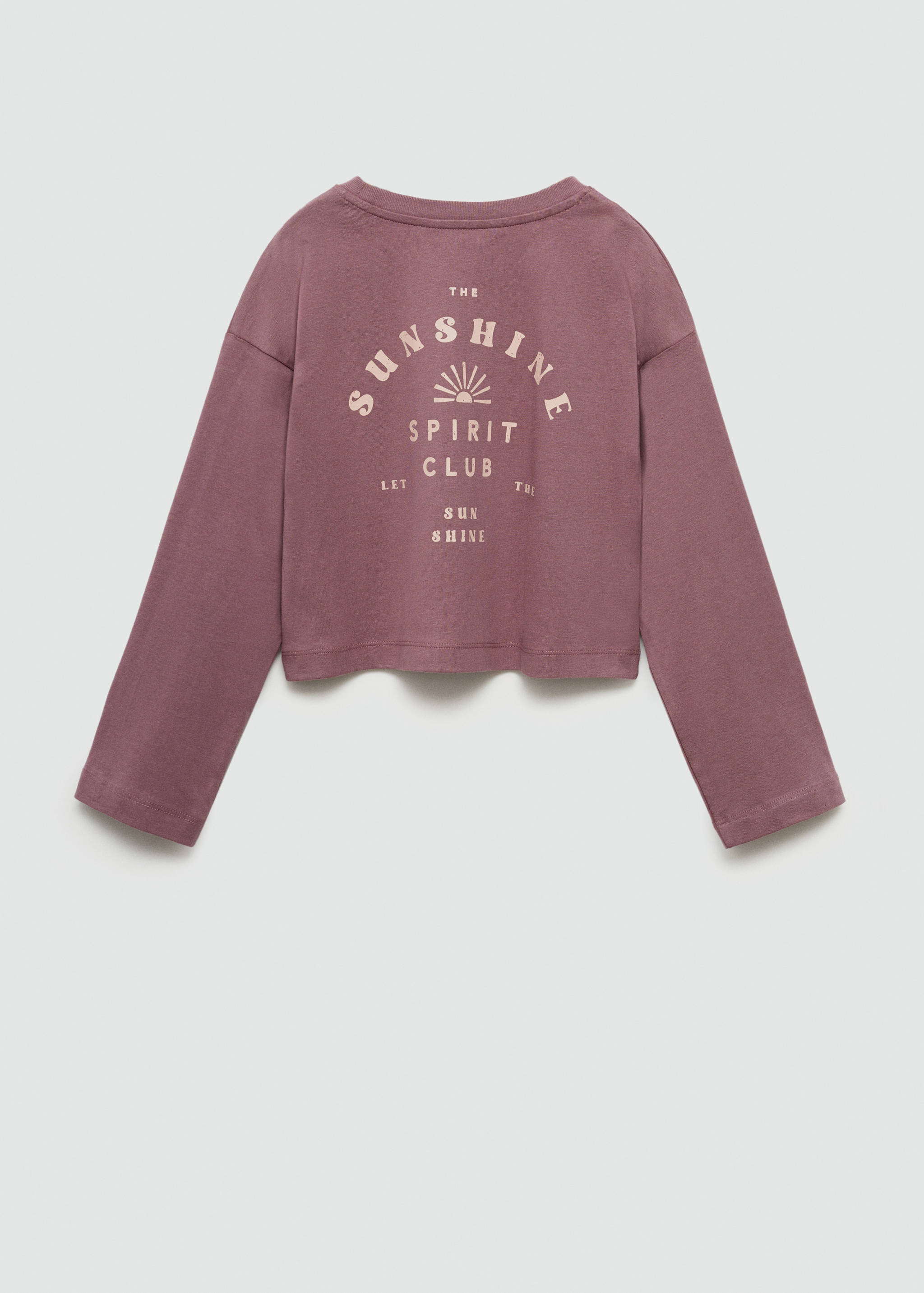 Printed long sleeve t-shirt - Reverse of the article