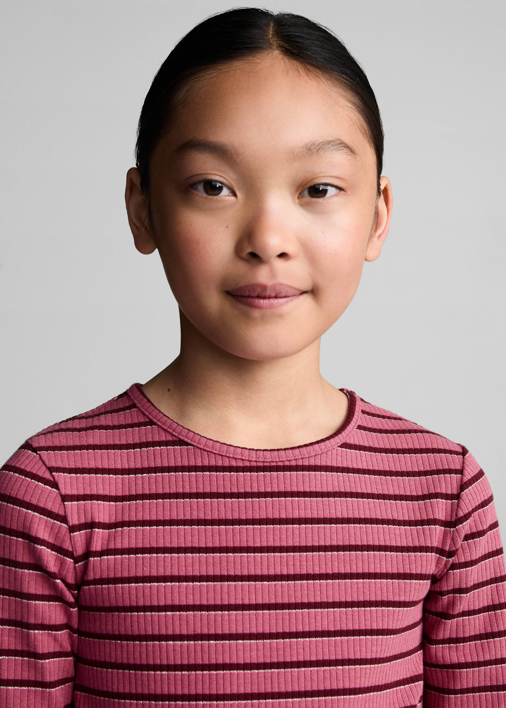 T-shirt manches longues rayures - Détail de l'article 1