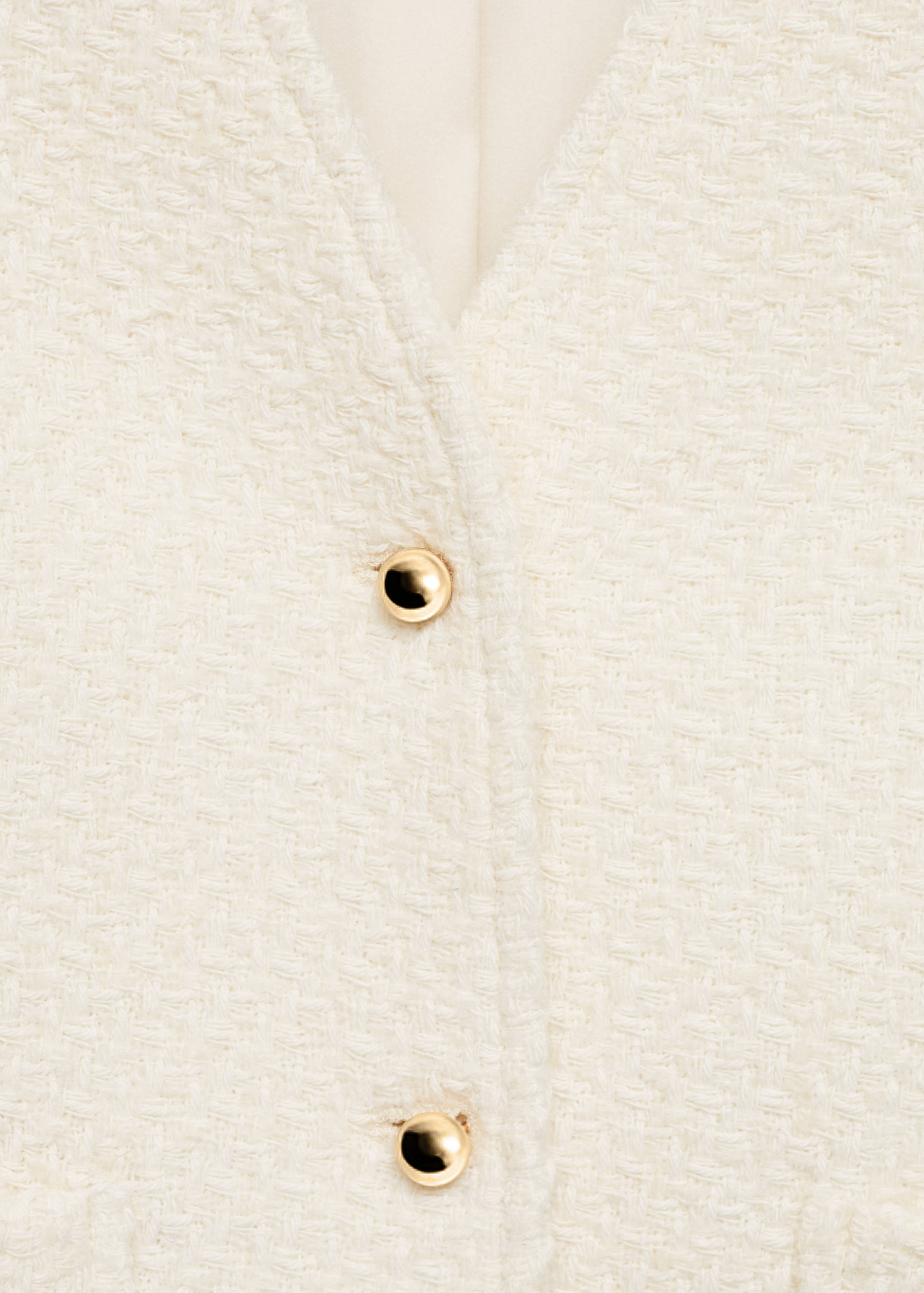 V-neck tweed jacket - Details of the article 8