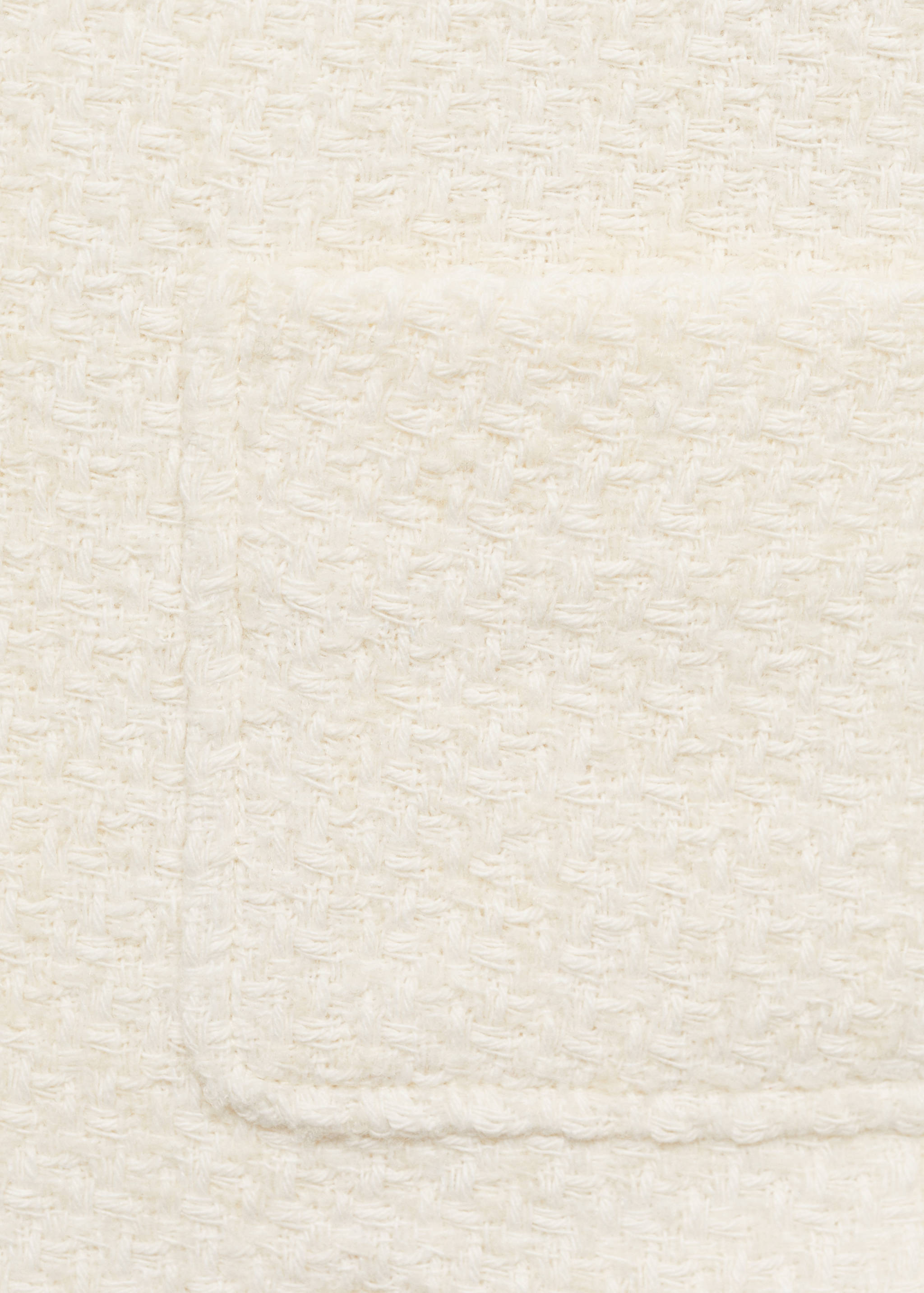 V-neck tweed jacket - Details of the article 0