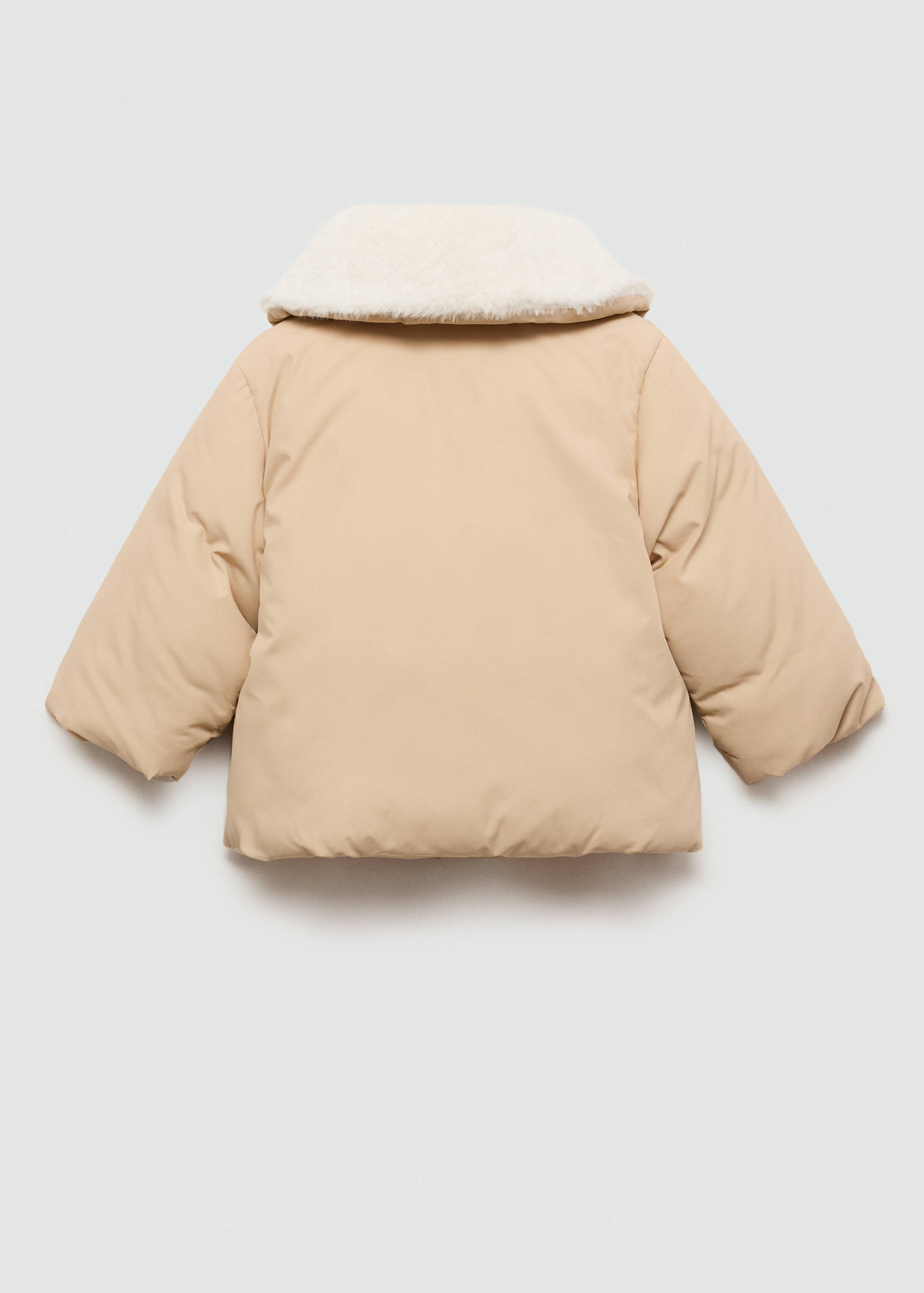 Steppanorak mit Kunstpelz - Rückseite des Artikels