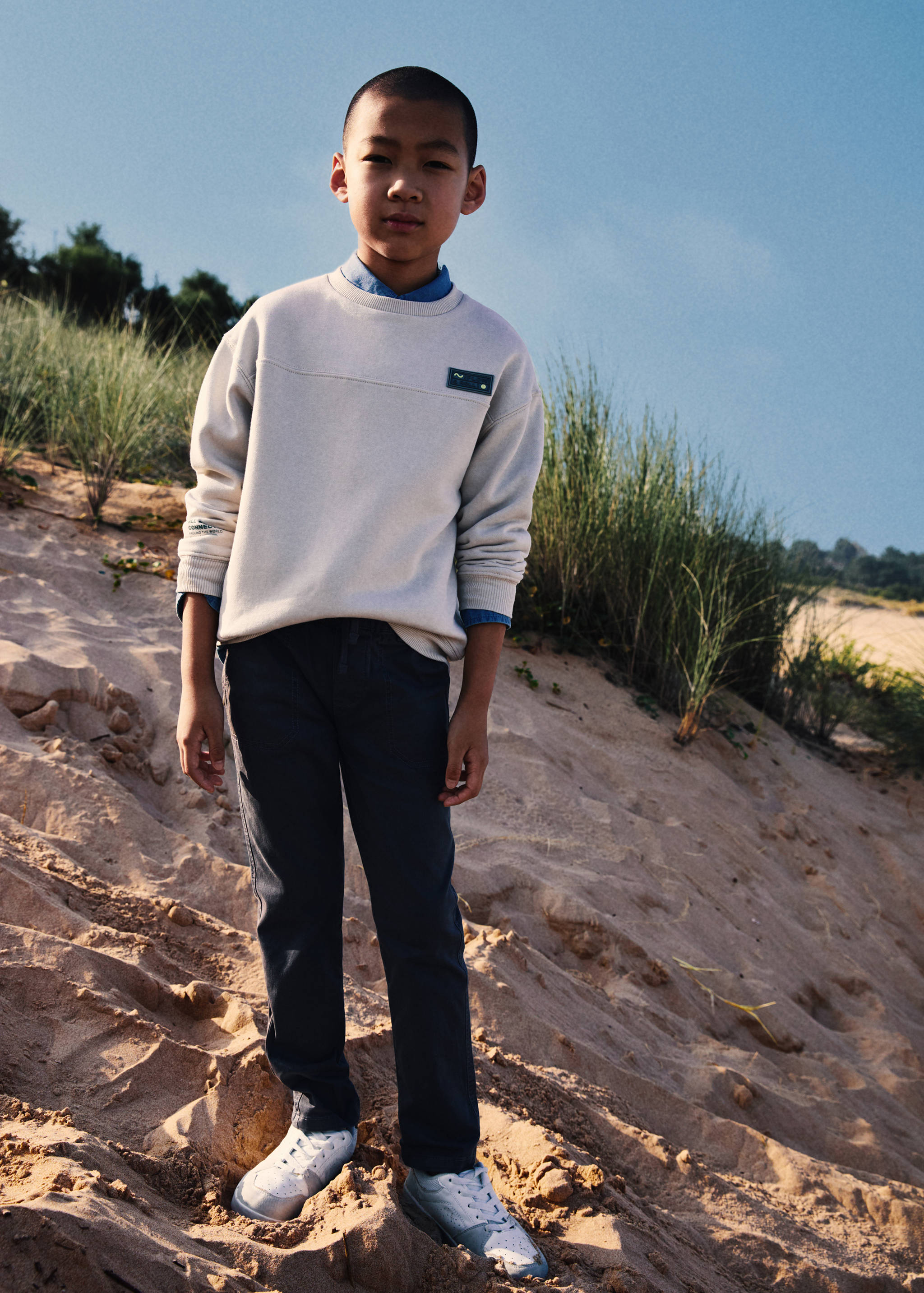 Elastic waist pants - Details of the article 5