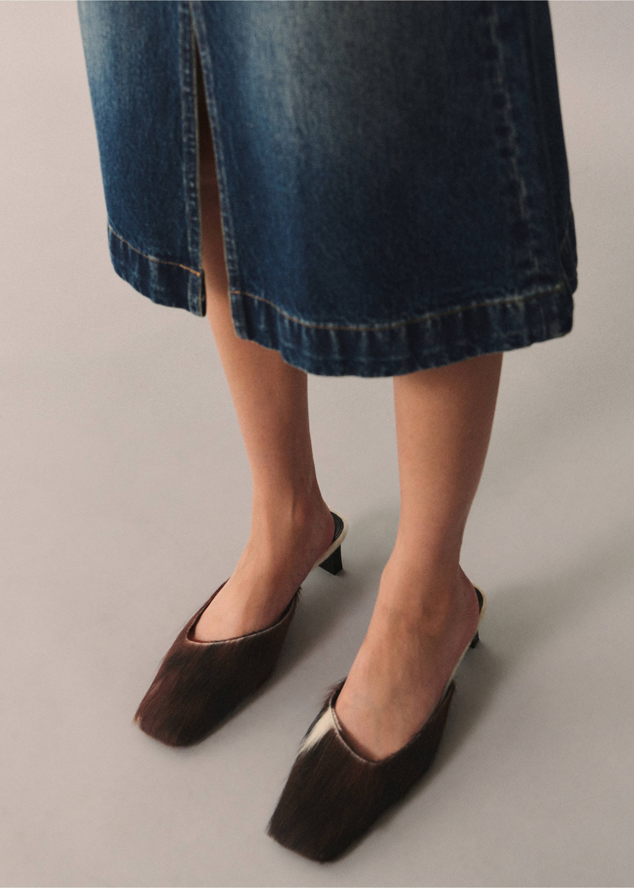 Heeled leather shoes - General plane, Brown. Ref: 77035153-00.