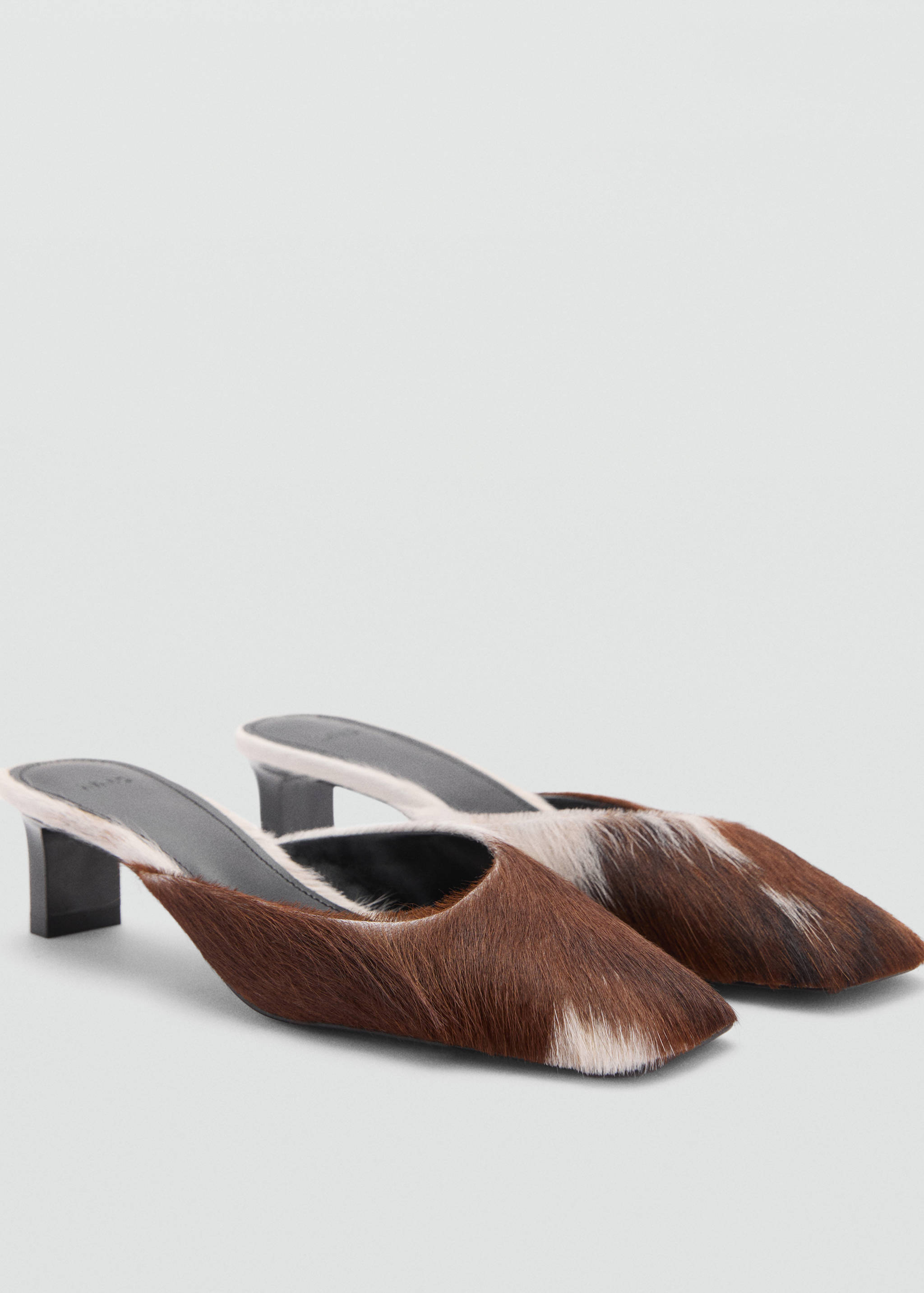 Heeled leather shoes - Medium plane