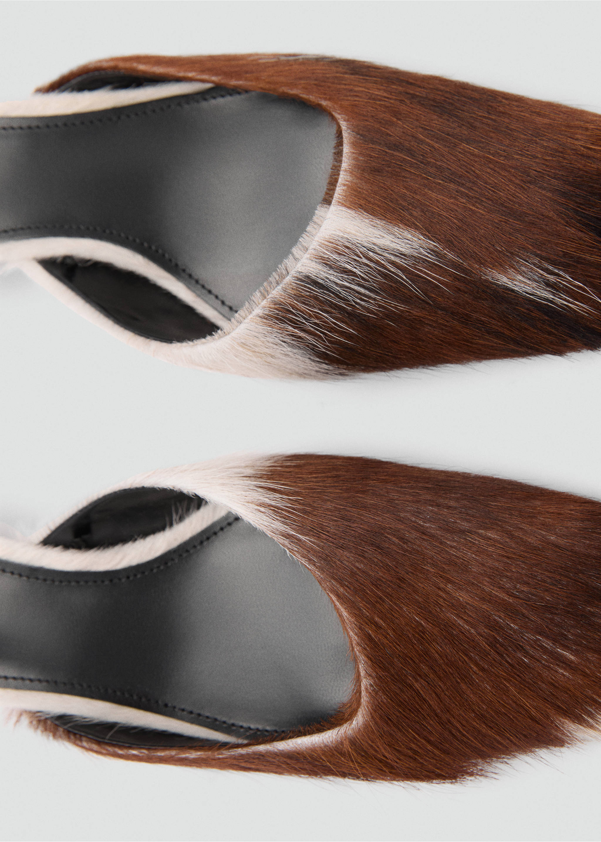 Heeled leather shoes - Details of the article 2, Brown. Ref: 77035153-00.