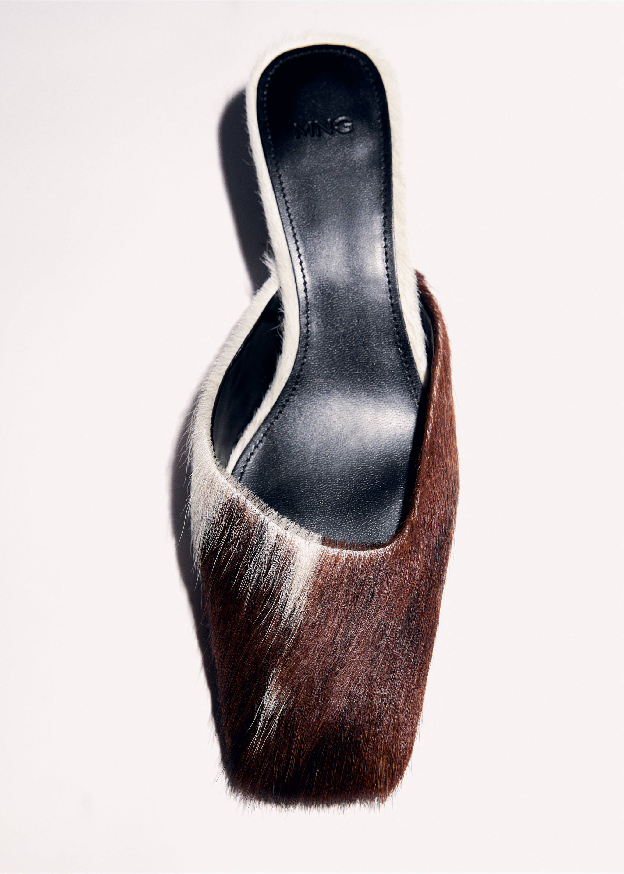 Heeled leather shoes - Details of the article 5, Brown. Ref: 77035153-00.