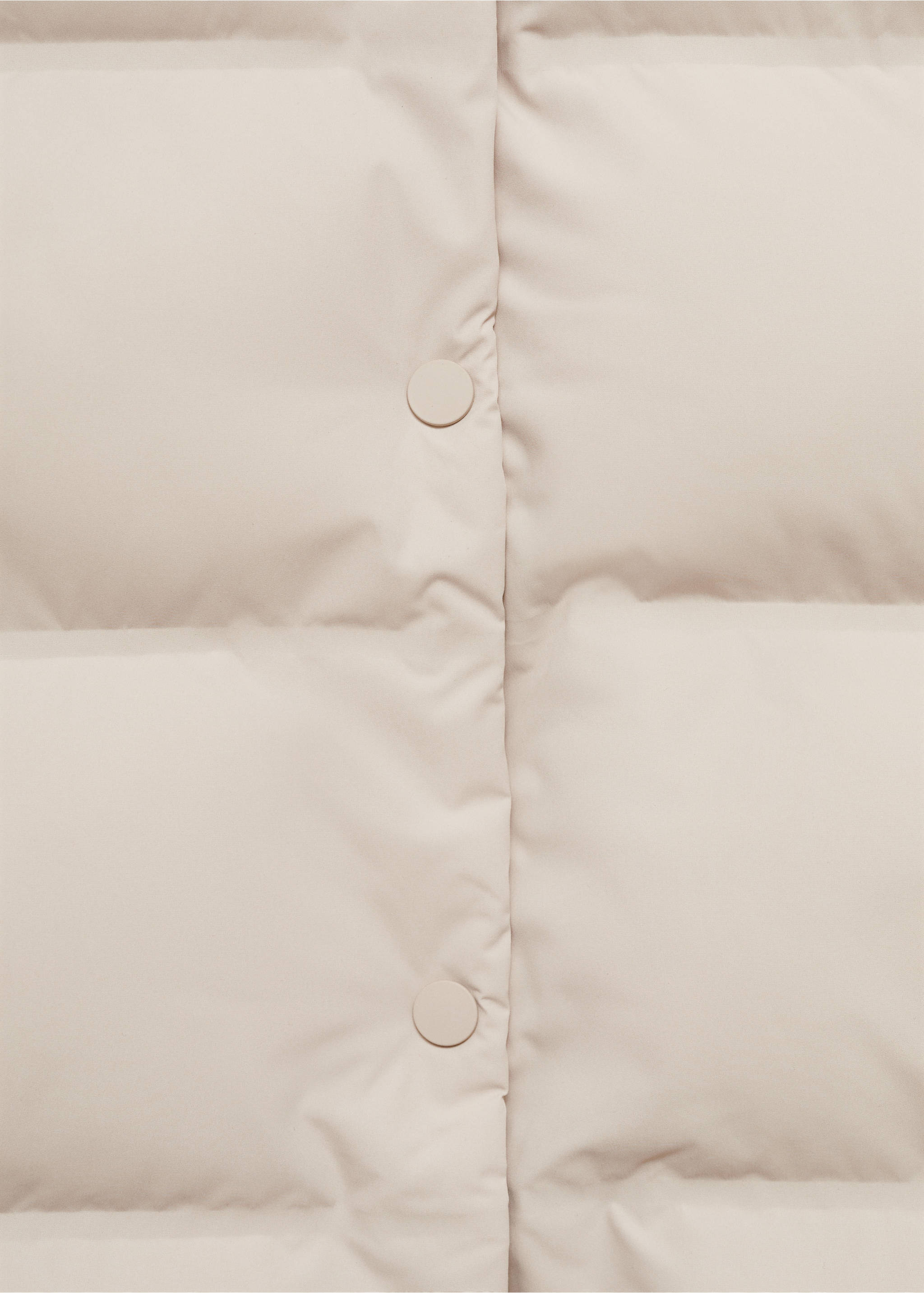 Steppweste mit Kapuze - Detail des Artikels 0, Ecru. Ref: 77035630-00.