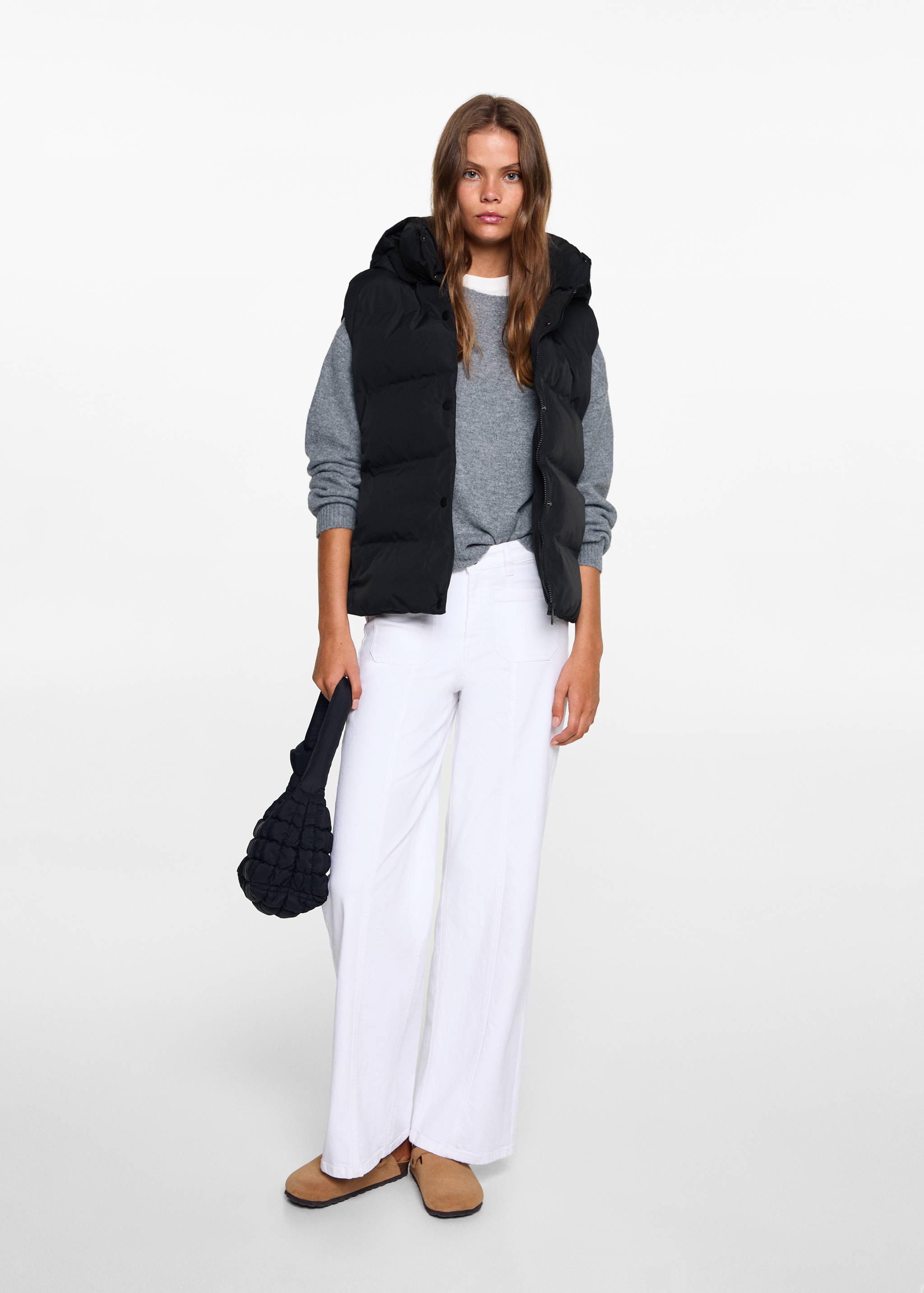 Steppweste mit Kapuze - Allgemeine Ansicht