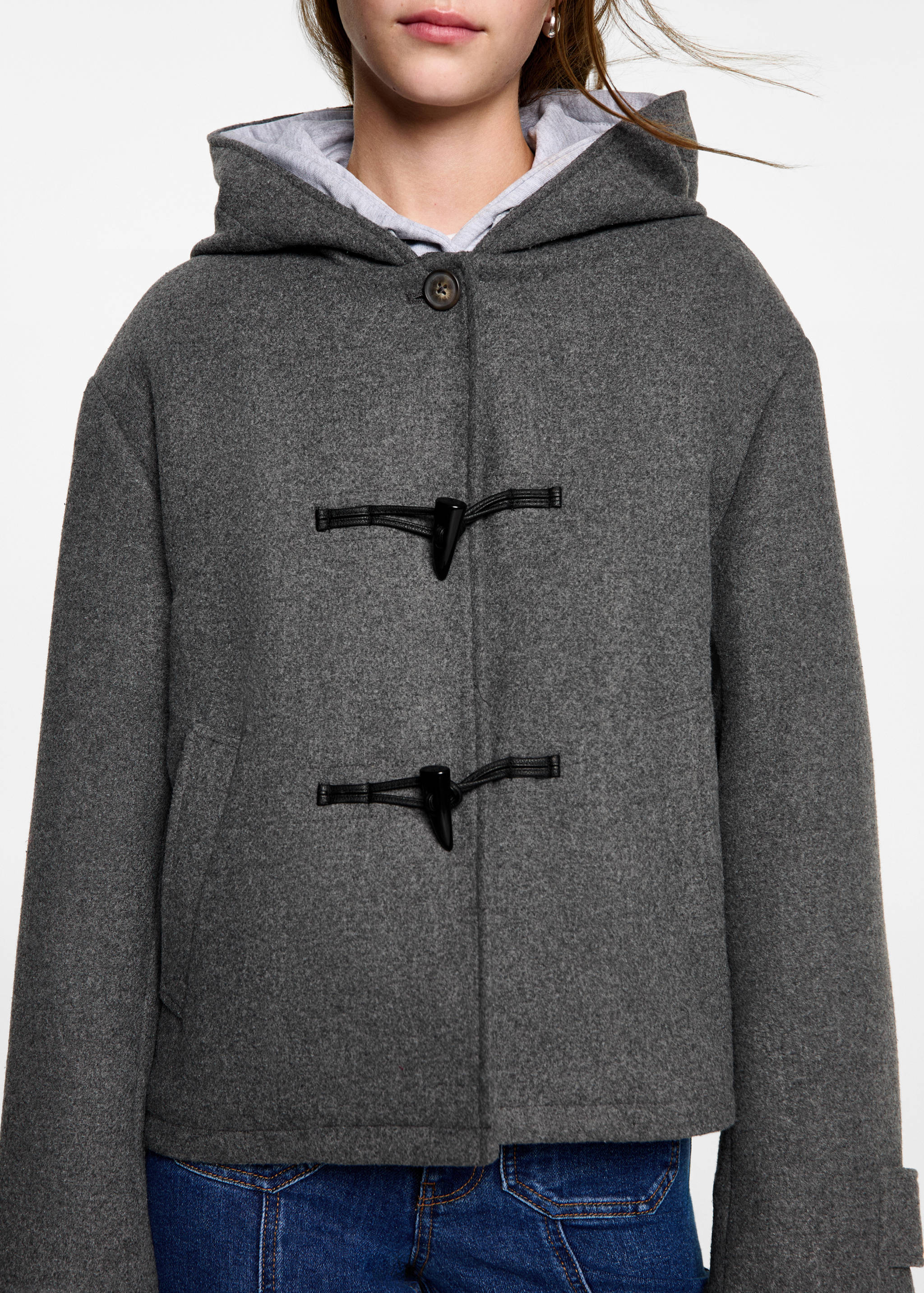 Woll-Mantel mit Kapuze - Detail des Artikels 6