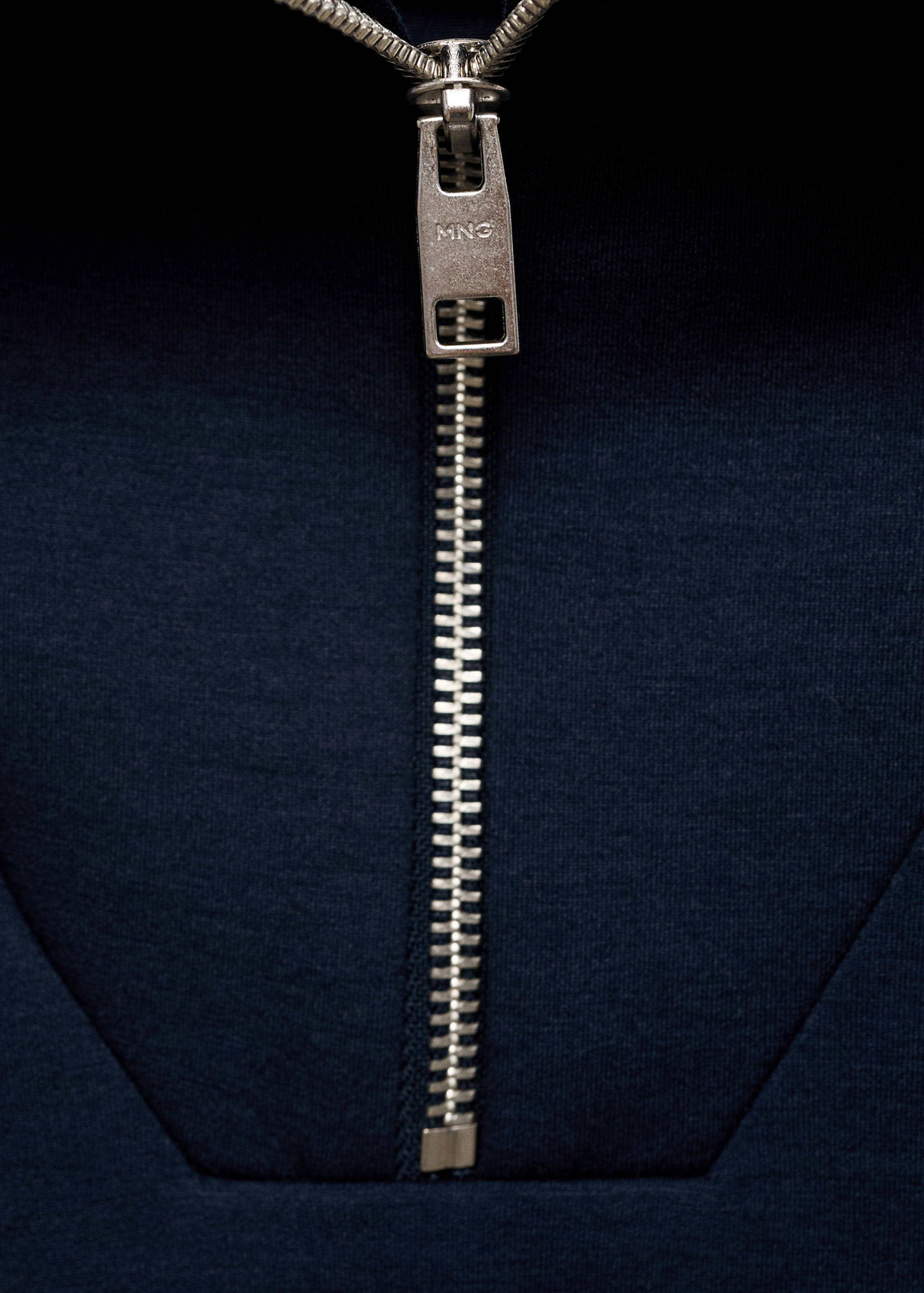 Sweatshirt relaxed fit dragkedja på kragen - Detaljer om artikeln 8