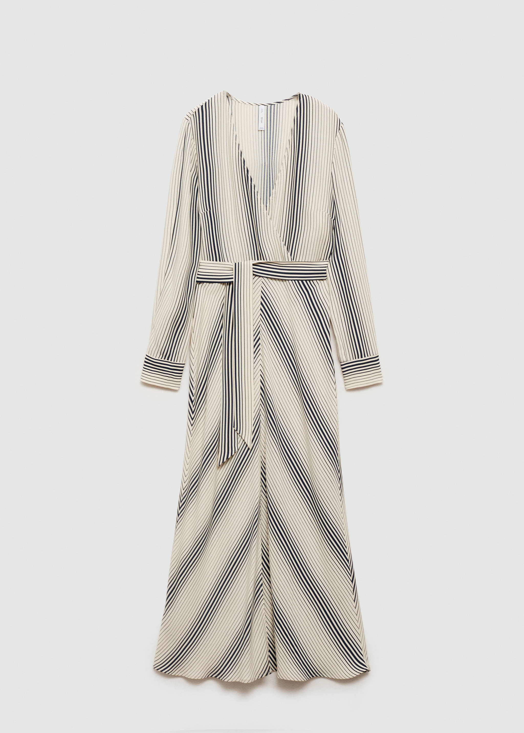 Stripe-print dress with bow - Article without model