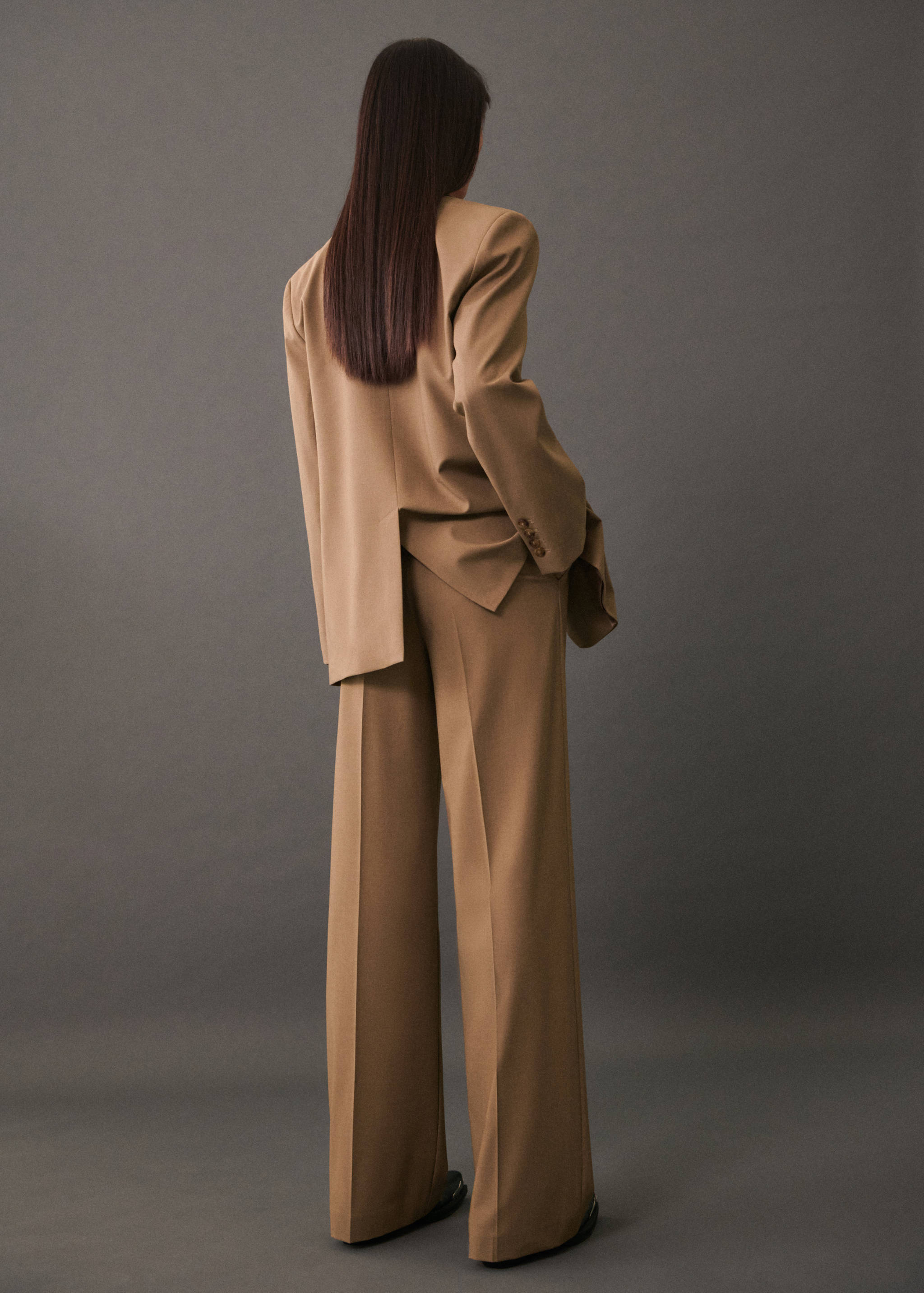 Pantalón traje pinzas - Reverso del artículo