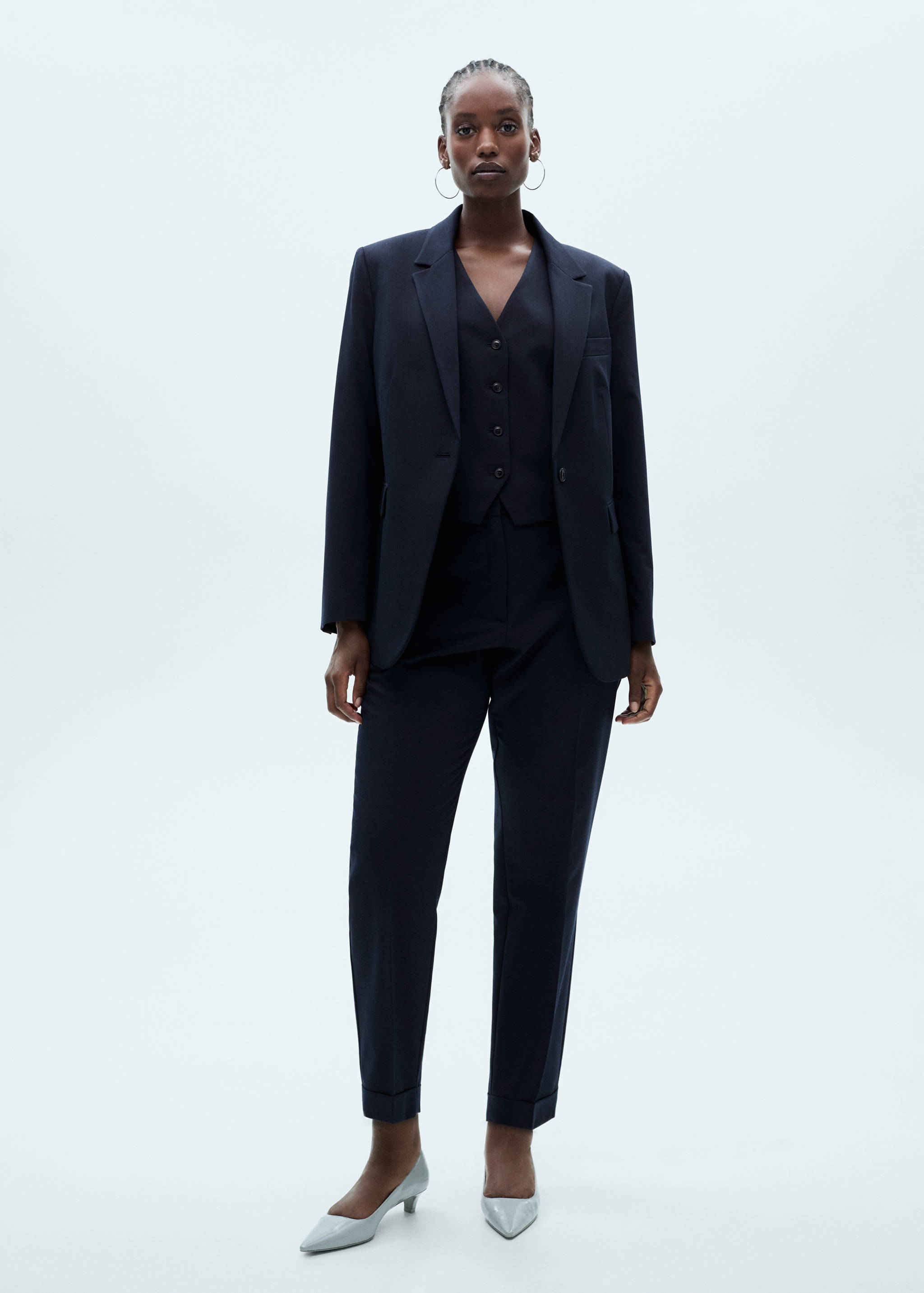 Fitted suit blazer - Details of the article 3