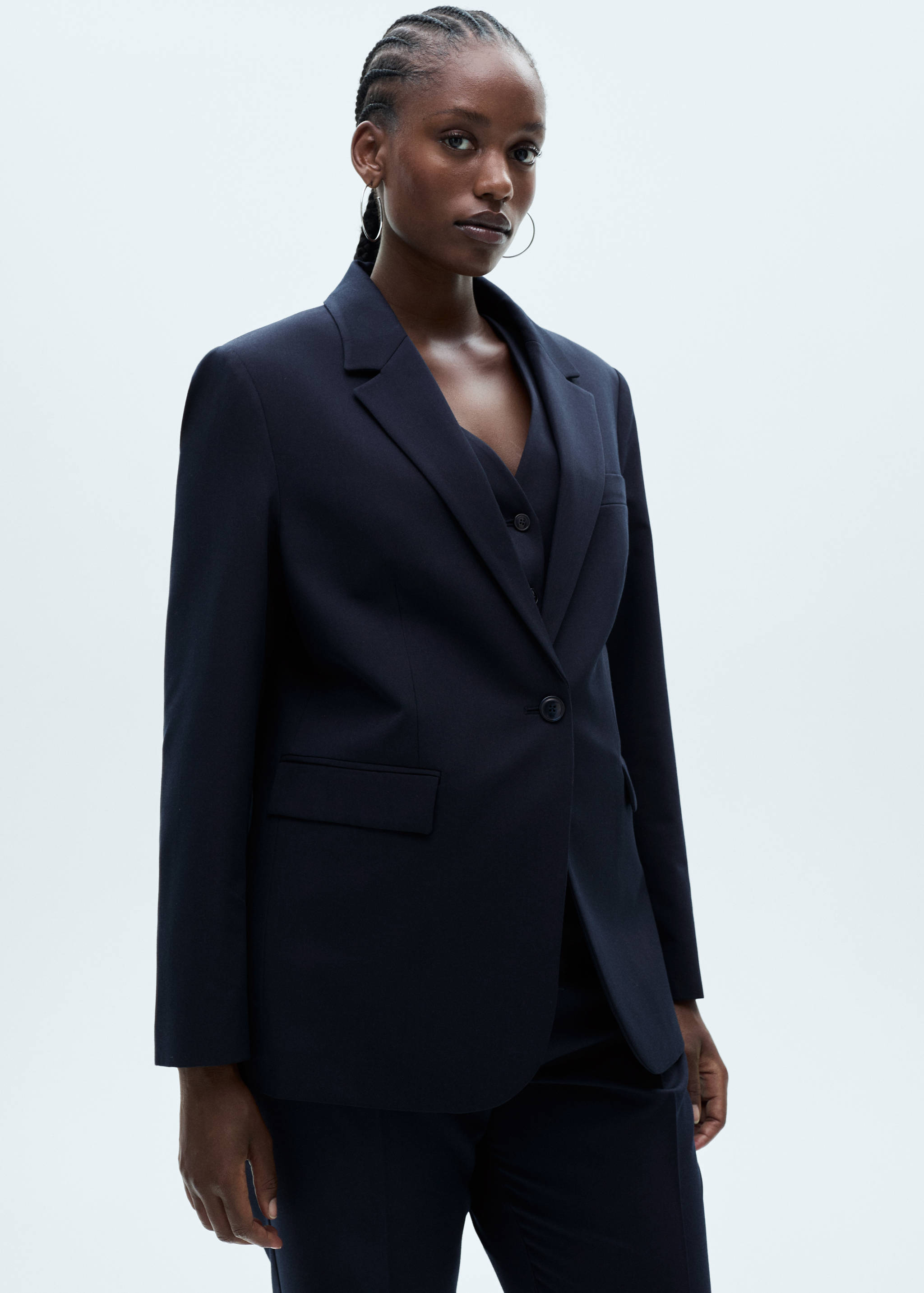 Fitted suit blazer - Details of the article 5