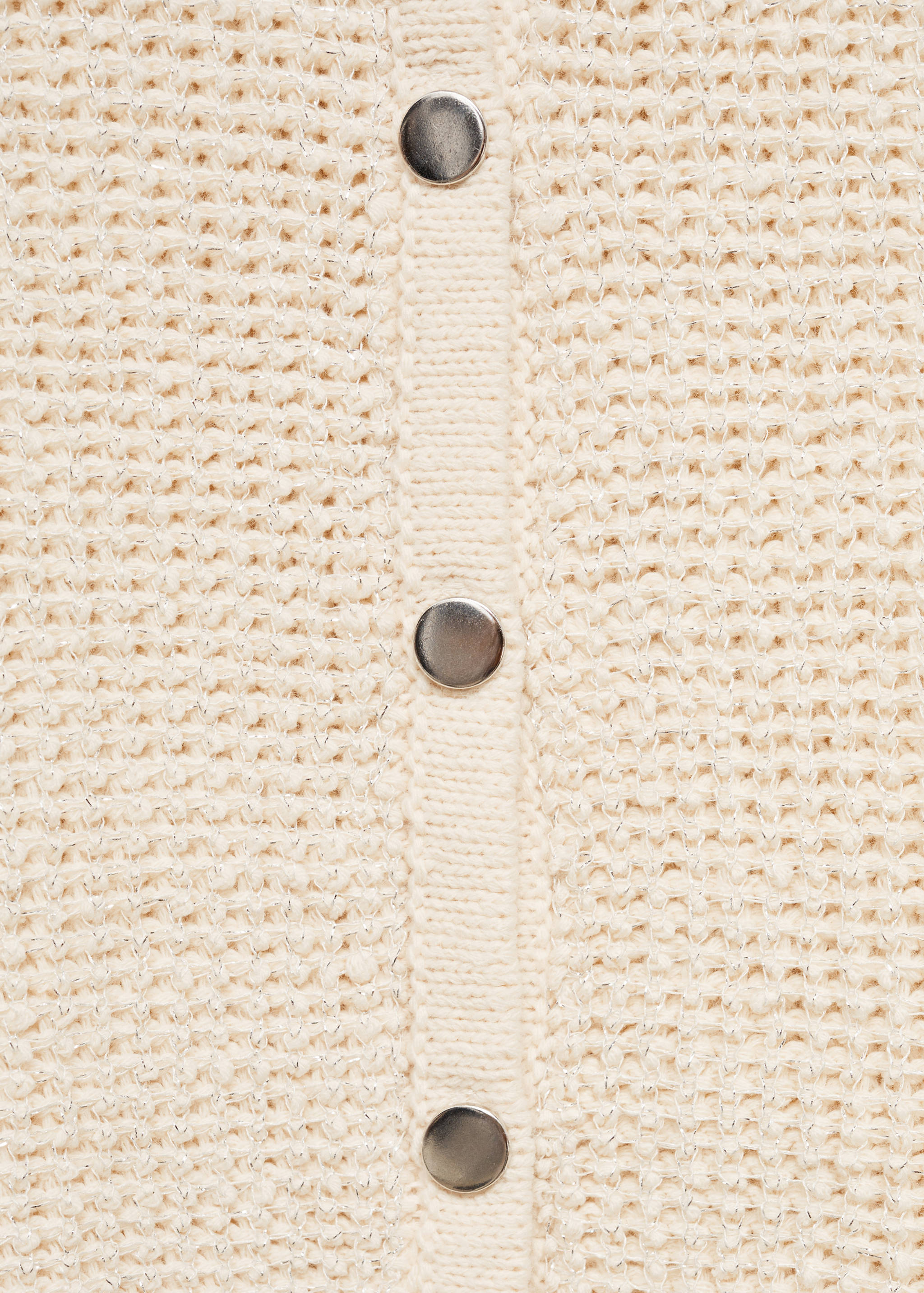 Short-sleeved knitted cardigan - Details of the article 8