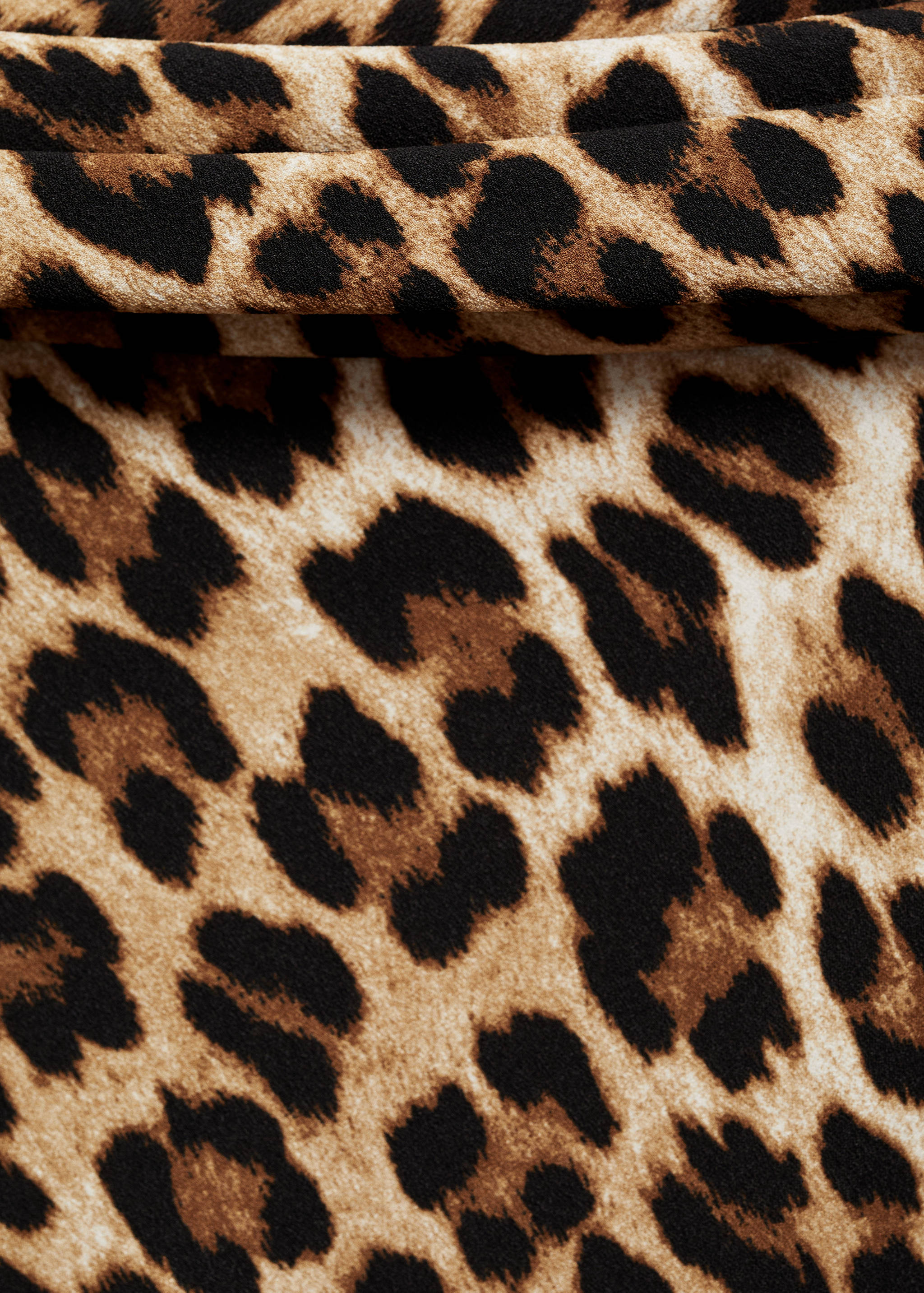 Leopard-print off-the-shoulder dress - Details of the article 8