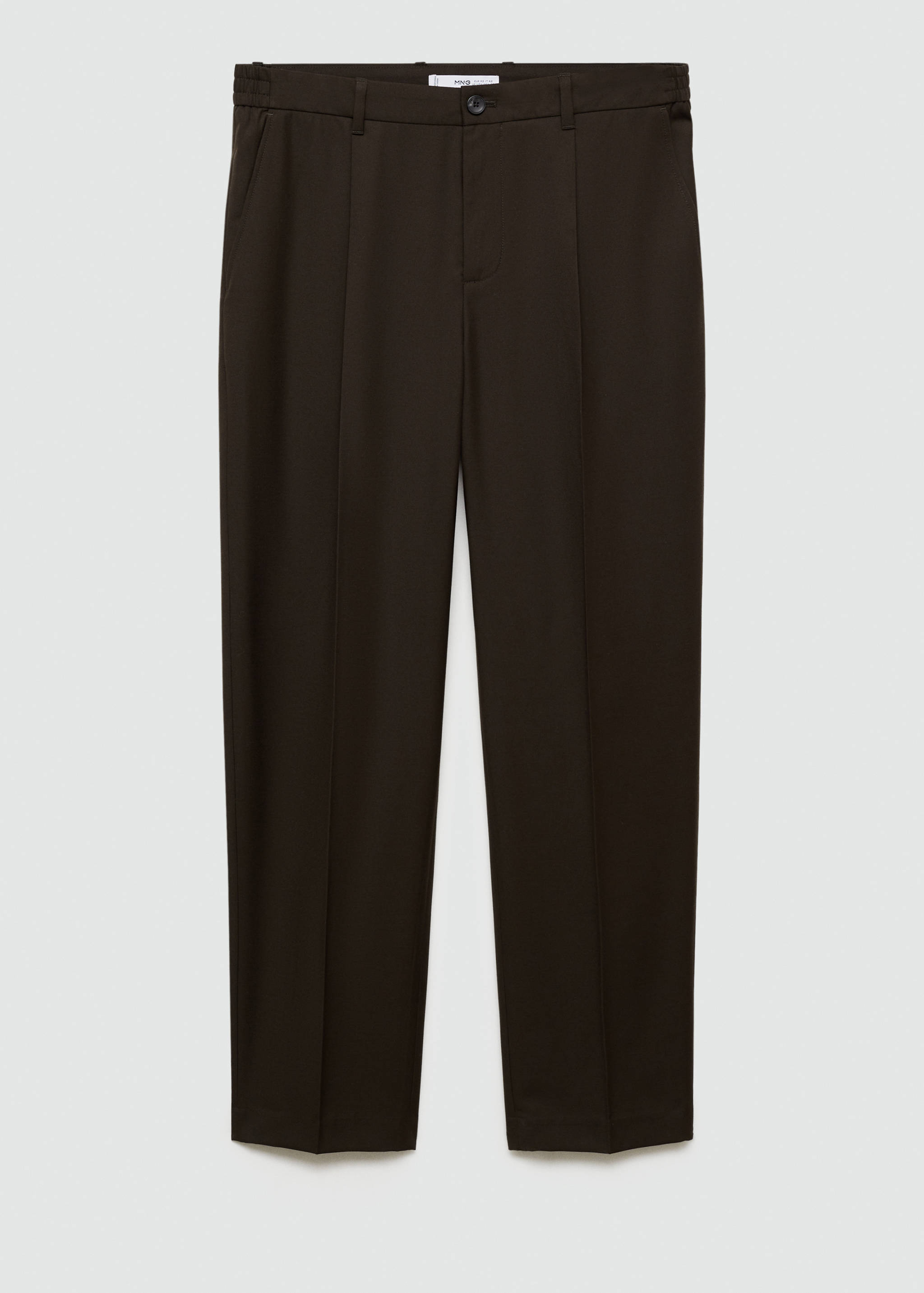 Regular-fit pleated trousers - Article without model