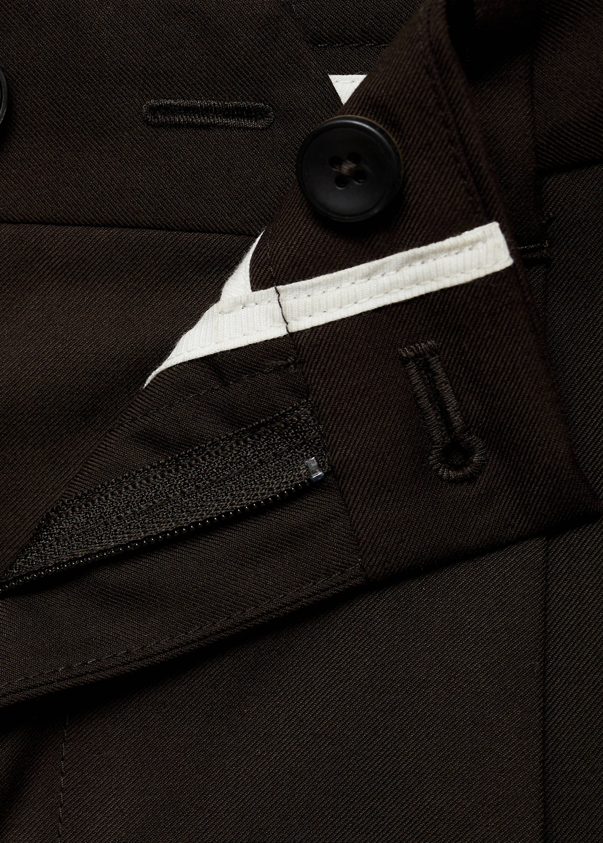 Regular-fit pleated trousers - Details of the article 8