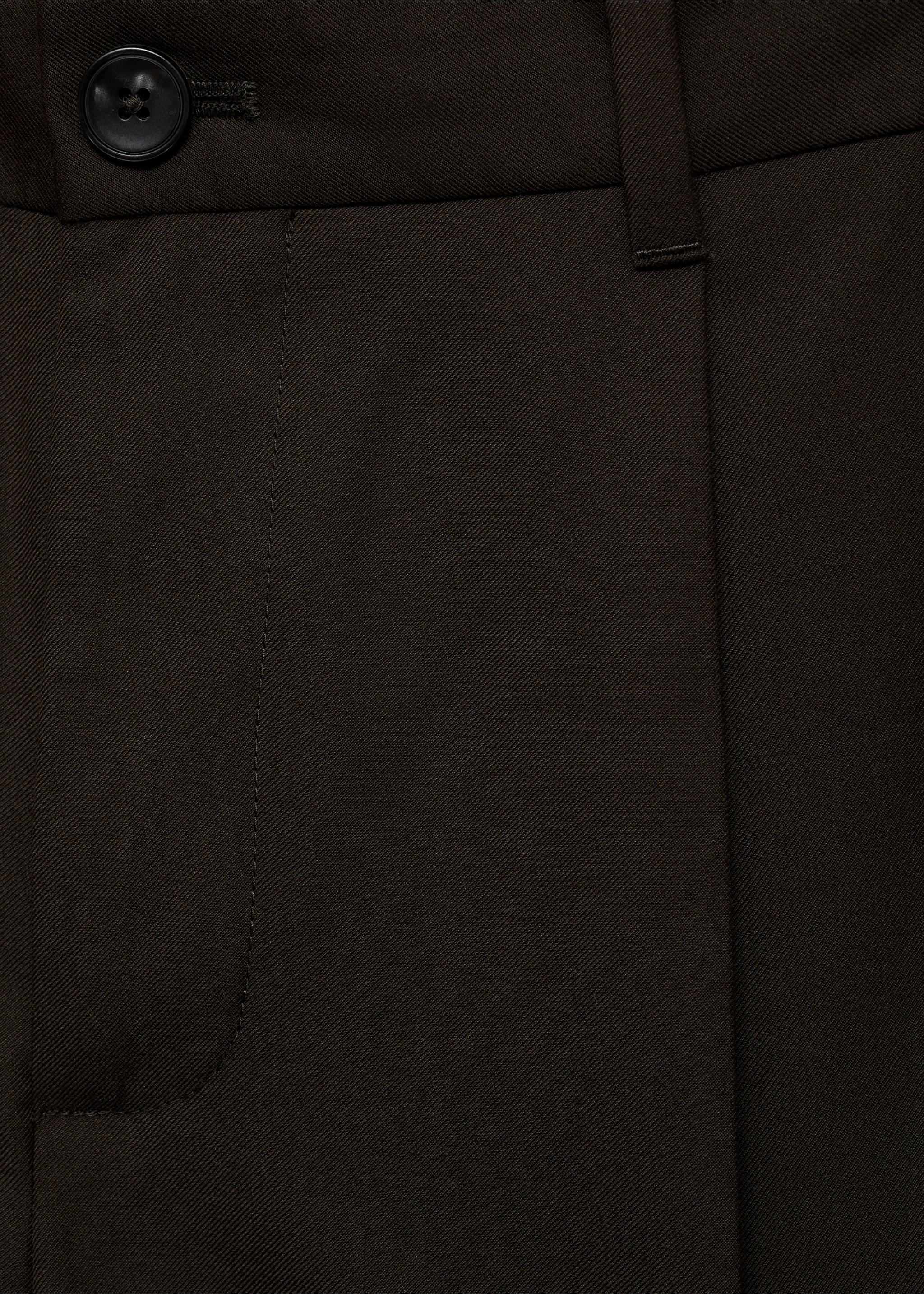 Regular Fit-Bundfaltenhose - Detail des Artikels 0, Schokolade. Ref: 77035965-00.