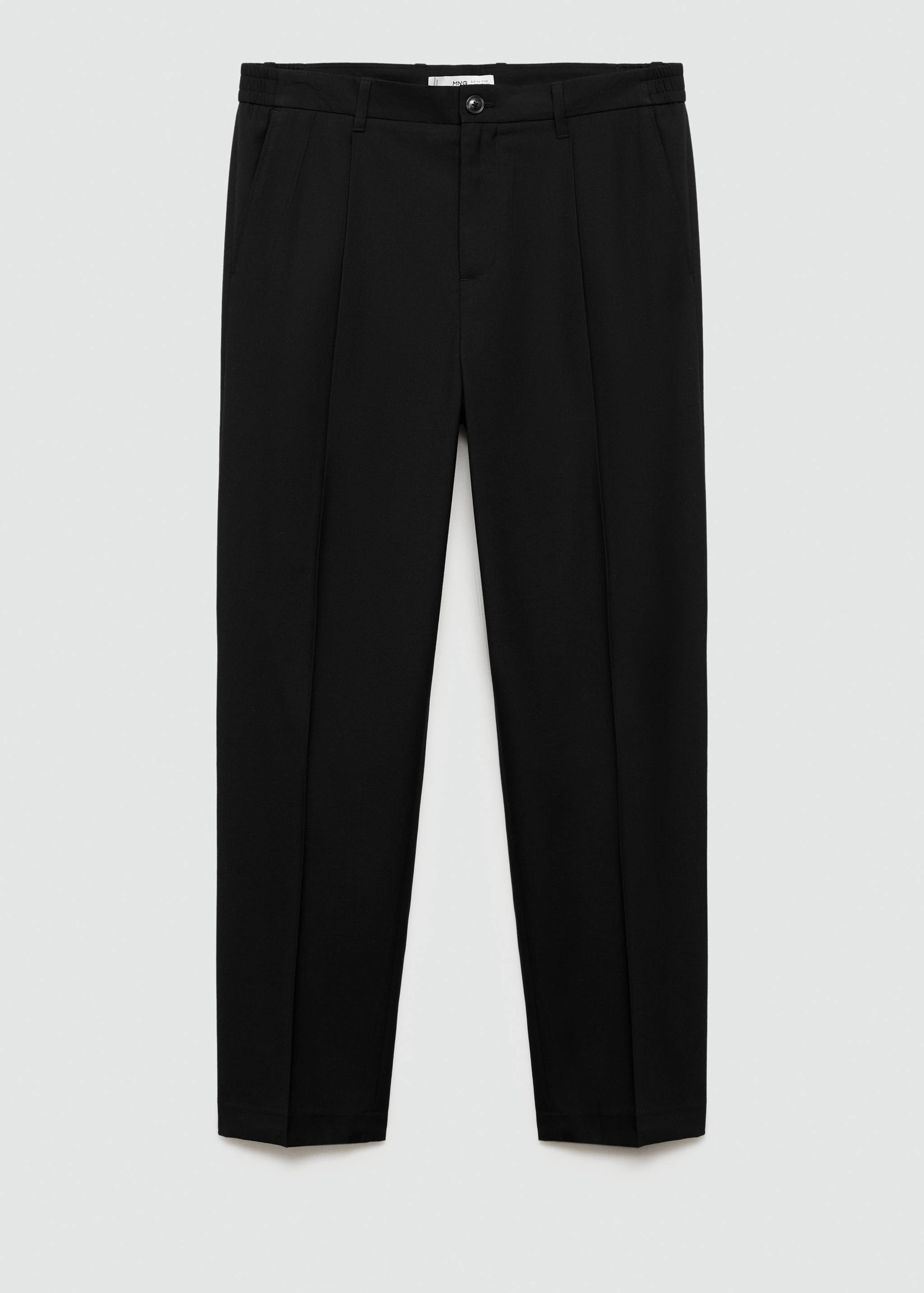 Regular-fit pleated trousers - Article without model