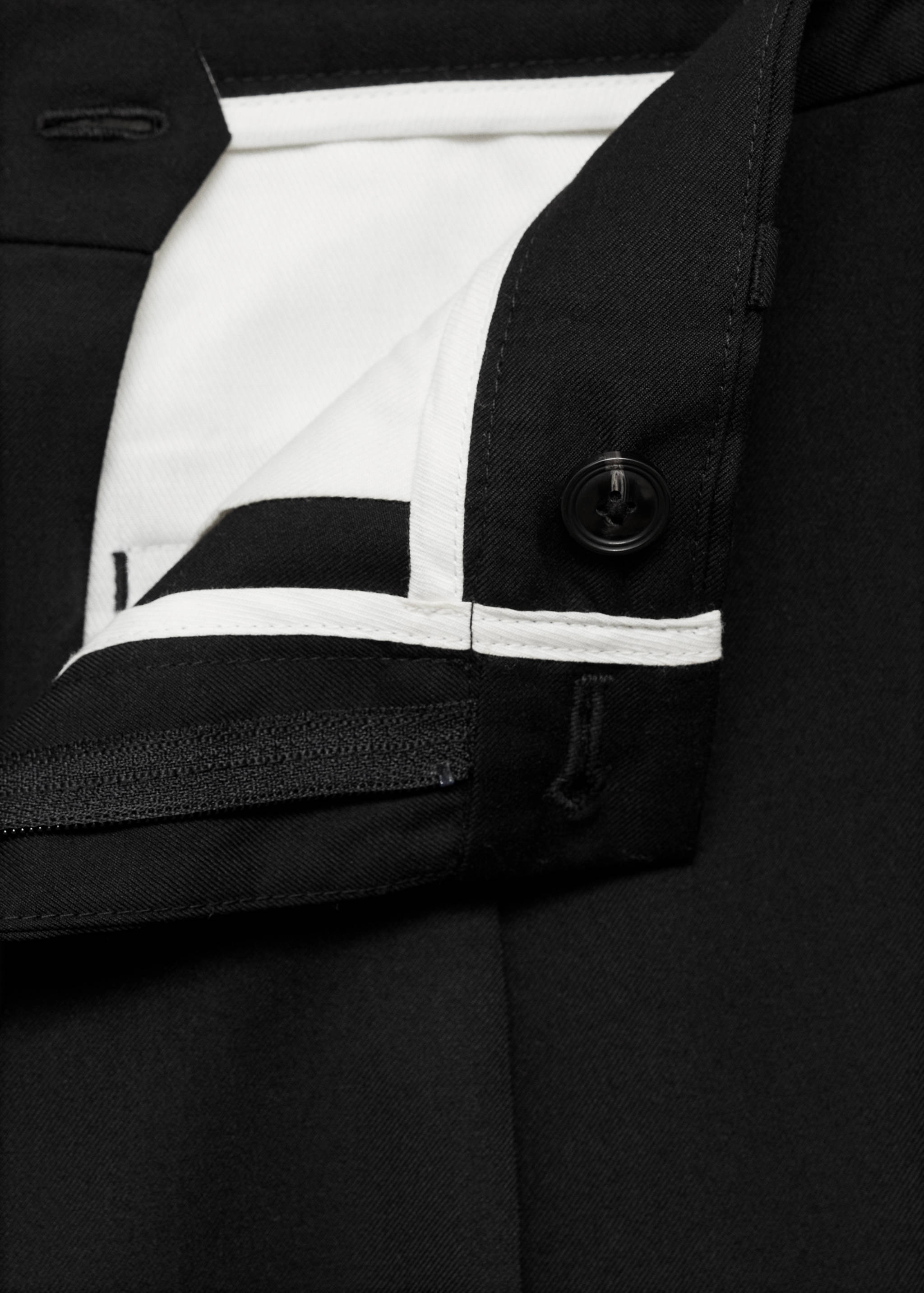 Regular-fit pleated trousers - Details of the article 8