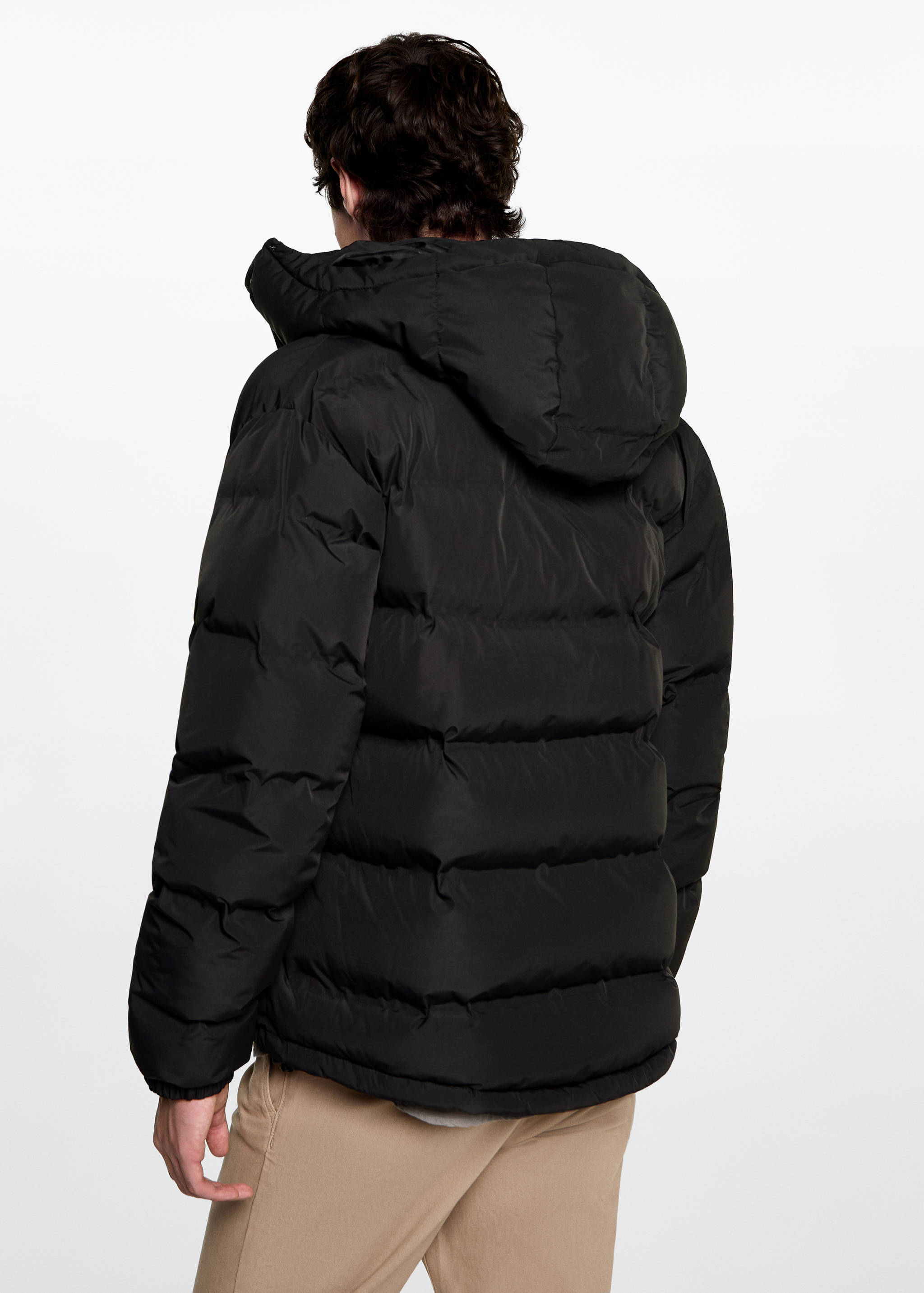 Anorak matelassé imperméable à capuche - Verso de l’article