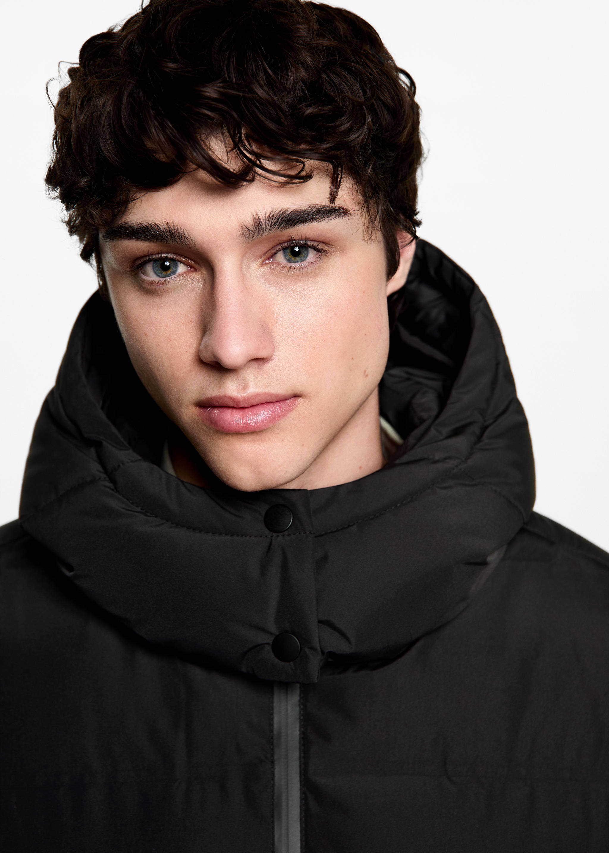 Anorak matelassé imperméable à capuche - Détail de l'article 1