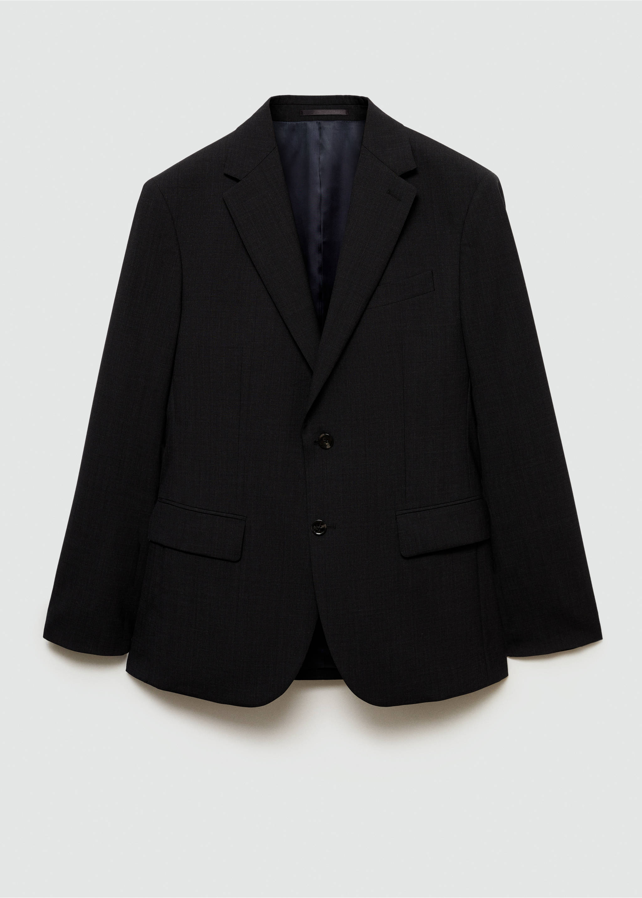 Slim-Fit-Sakko aus 100 % Schurwolle - Artikel ohne Model, Grau. Ref: 77035970-00.