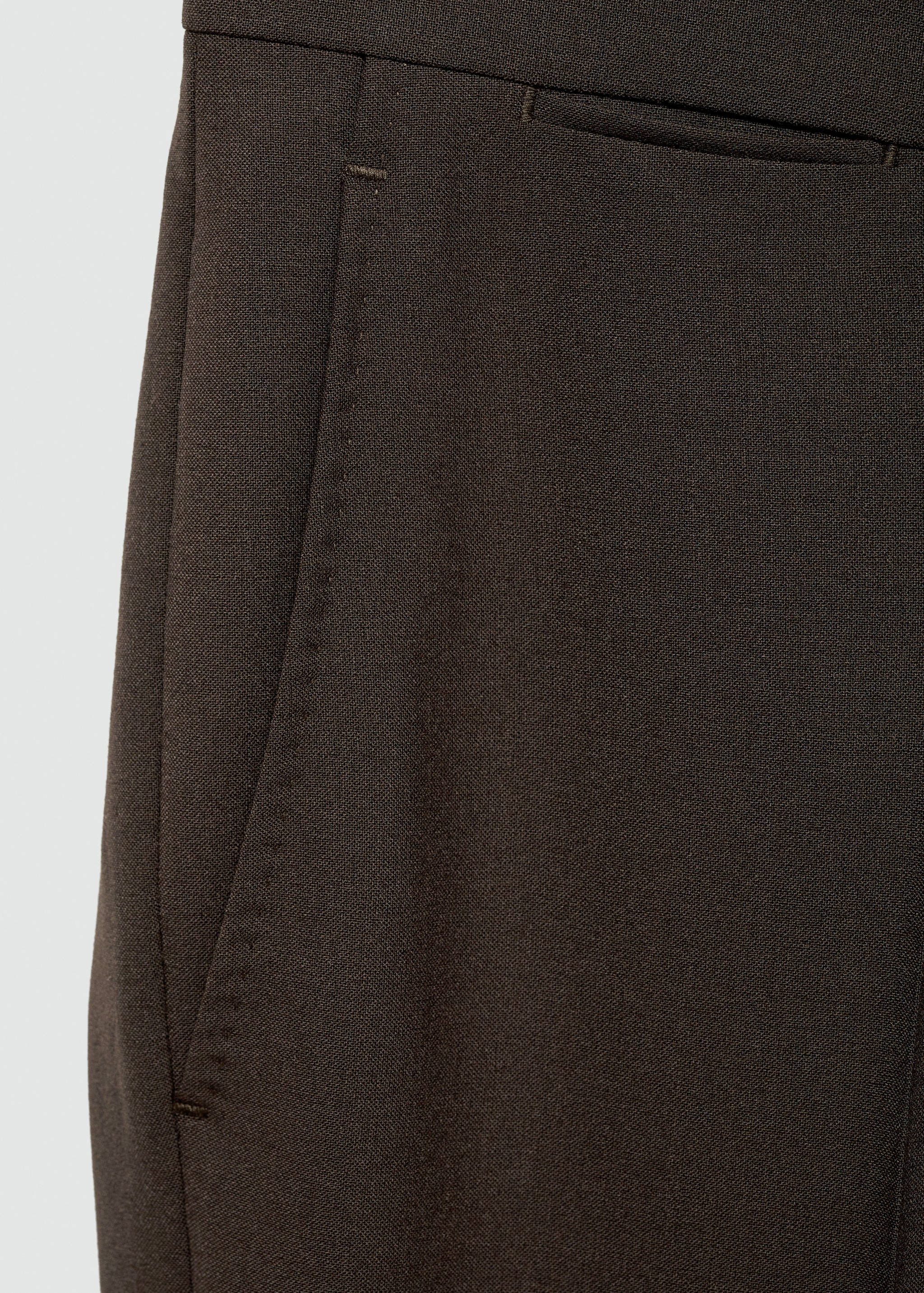 Crease-resistant wool suit pants - Details of the article 8