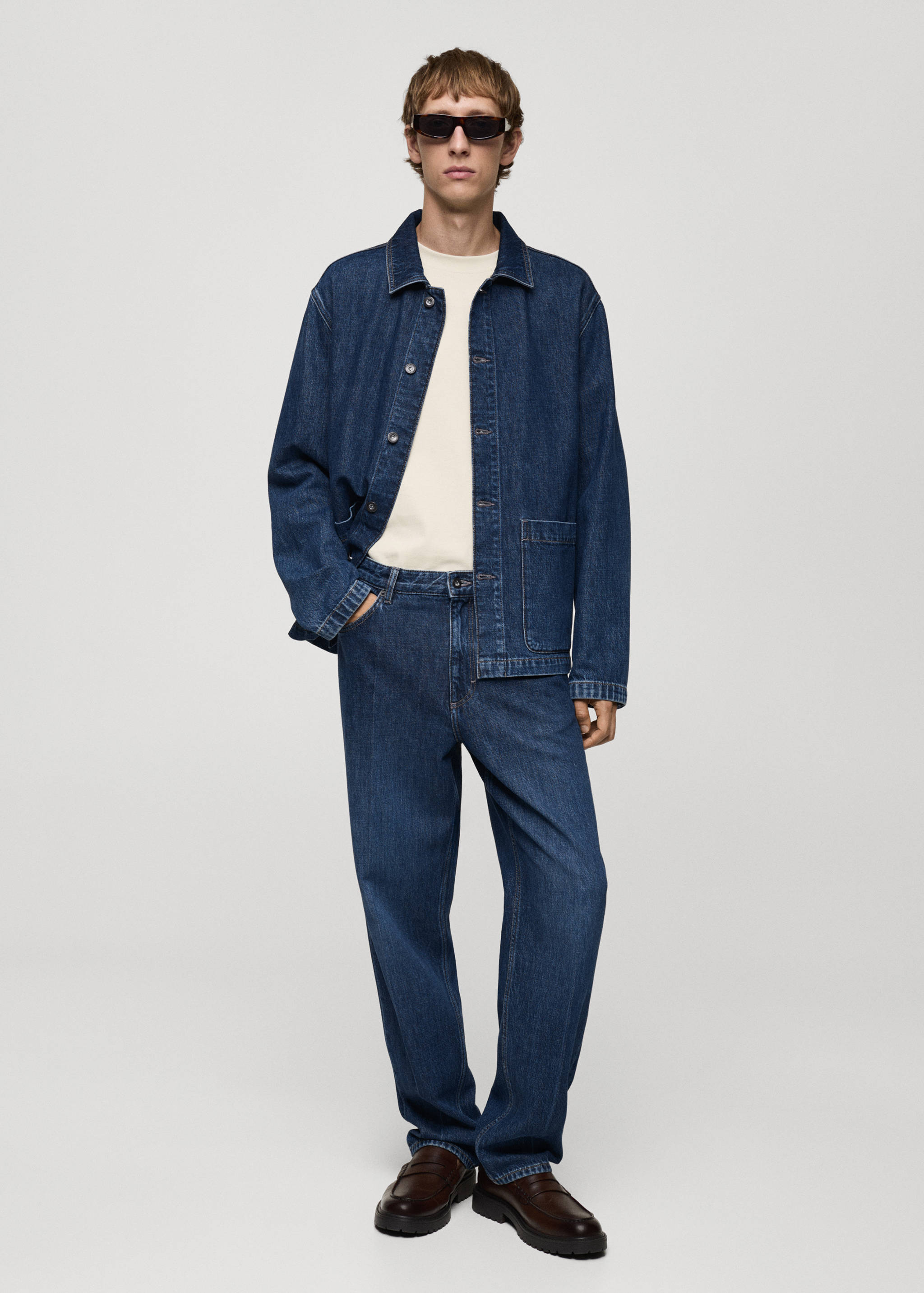 Jeans relaxed-fit riga stirata - Piano generale