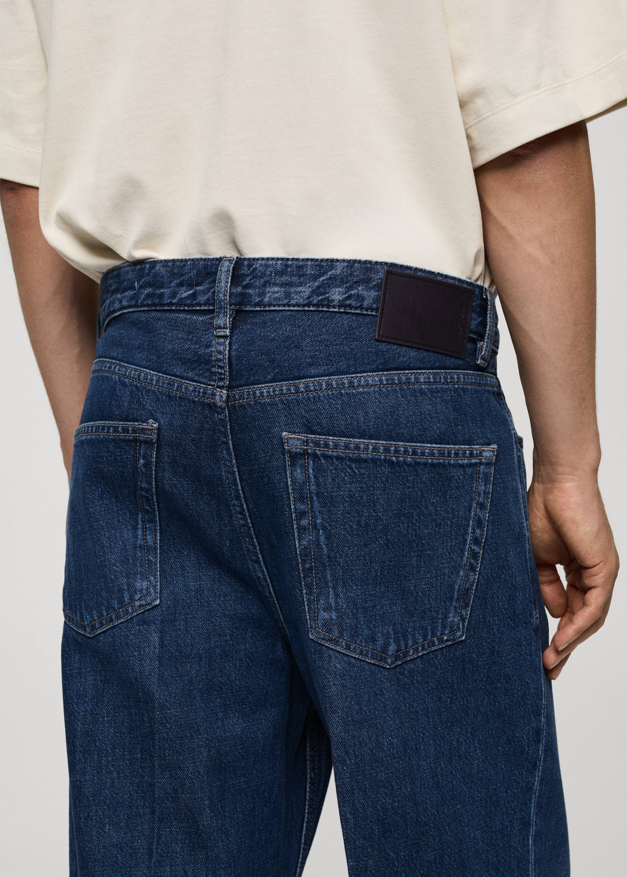 Jeans relaxed-fit riga stirata - Dettaglio dell'articolo 2