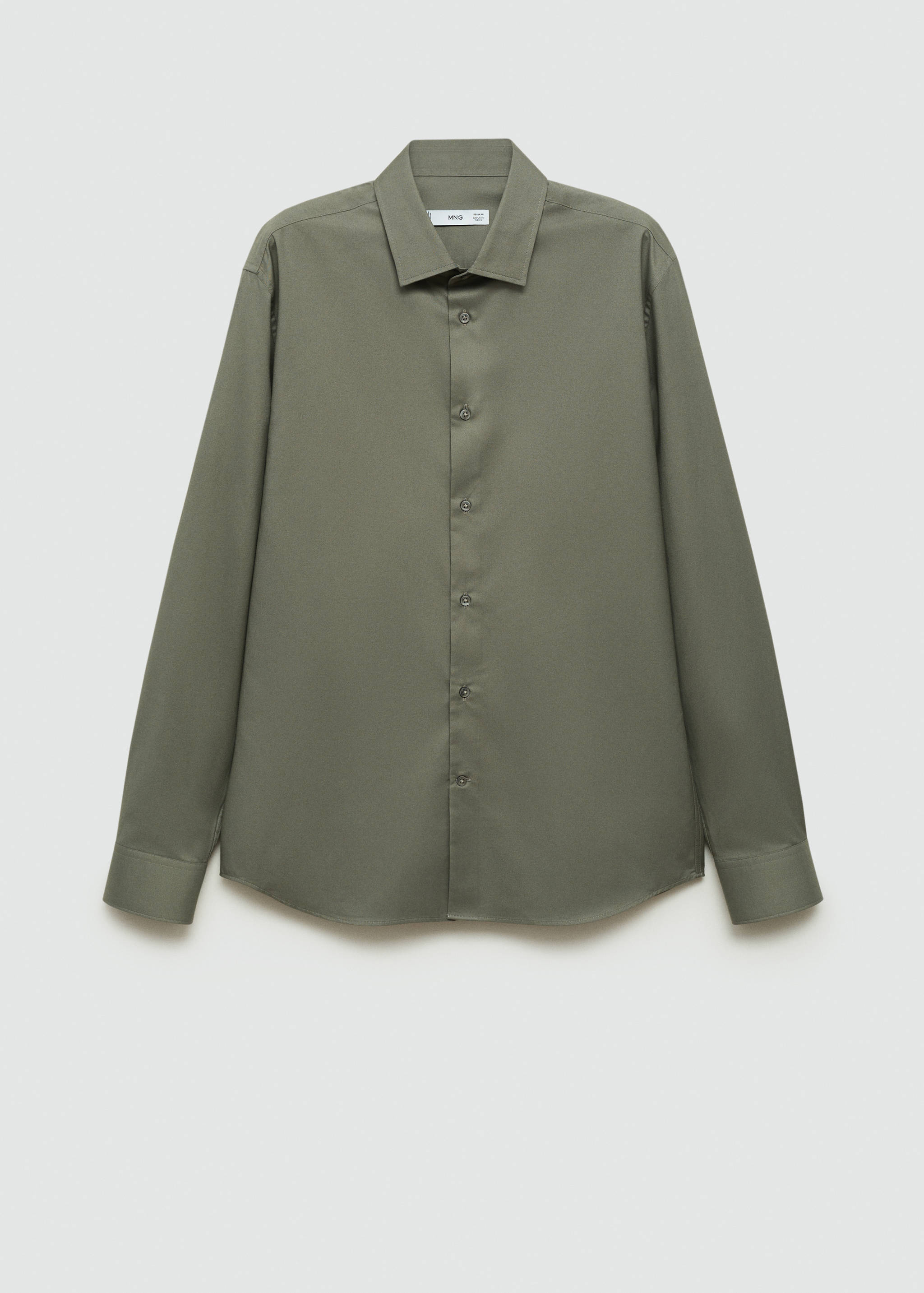 Regular-Fit-Hemd aus 100 % Baumwolle - Artikel ohne Model