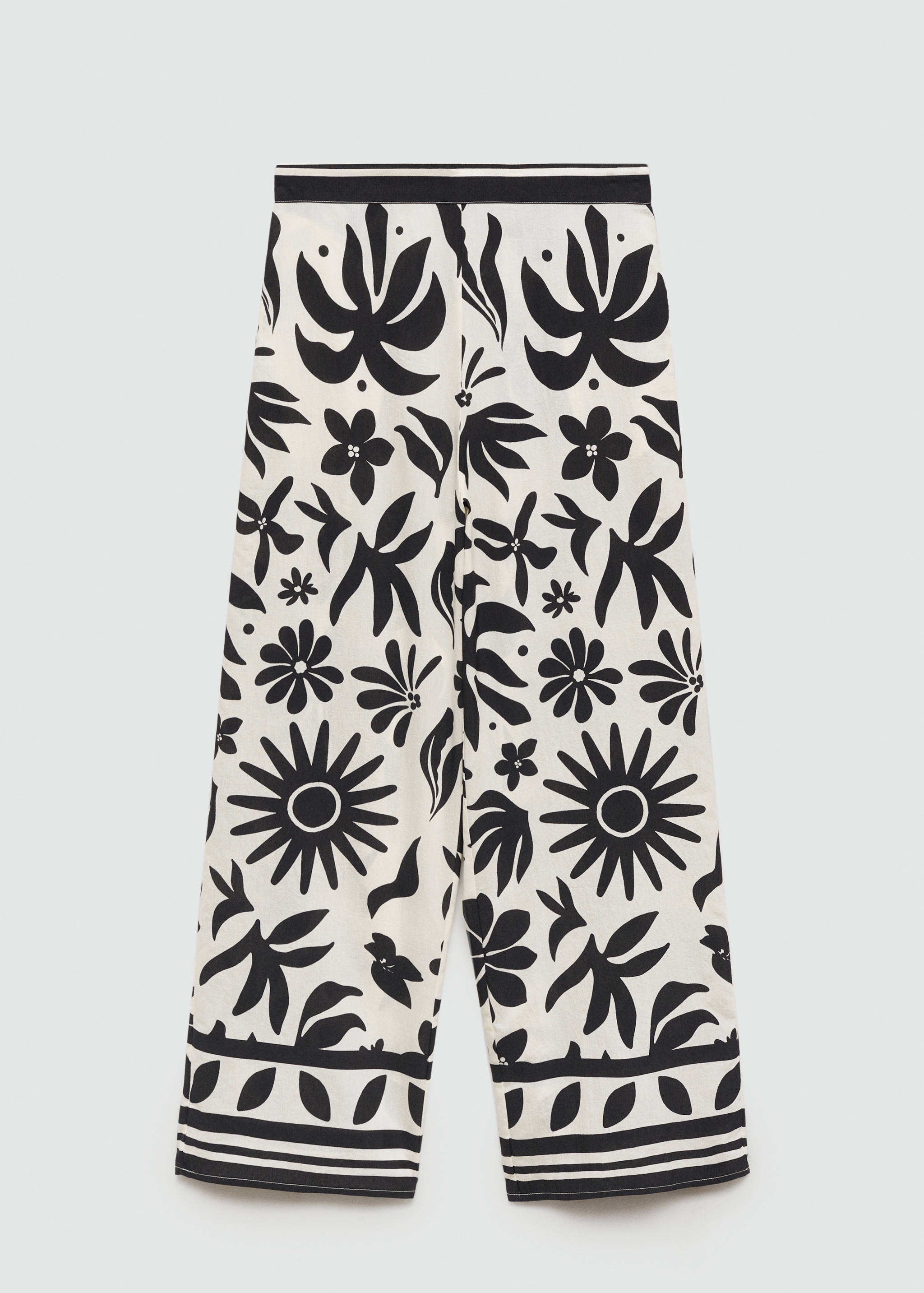 Floral-print wide leg pants - Article without model
