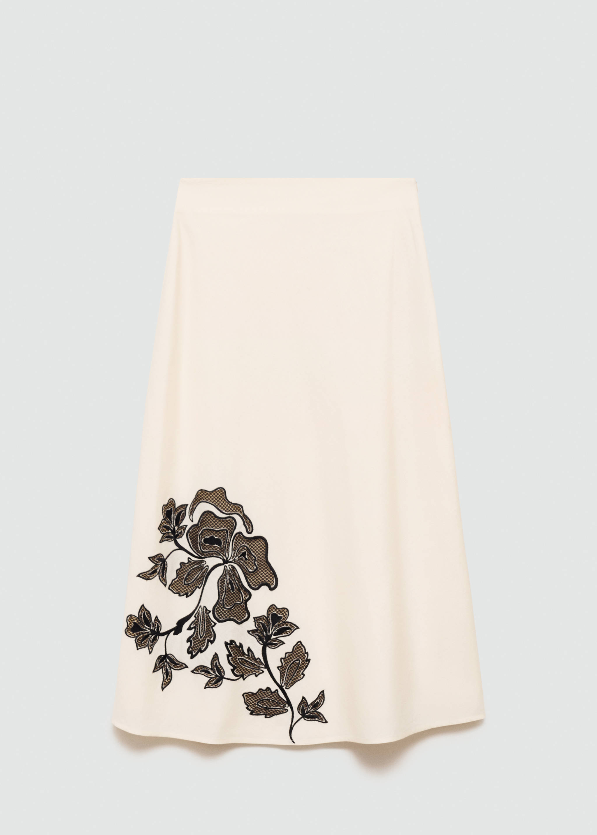 Embroidered long skirt - Article without model