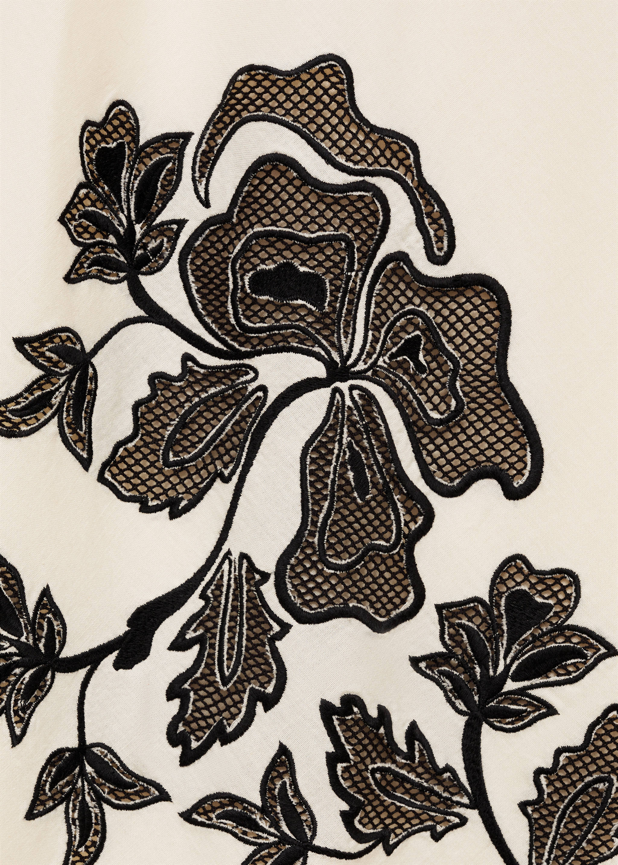 Embroidered long skirt - Details of the article 8