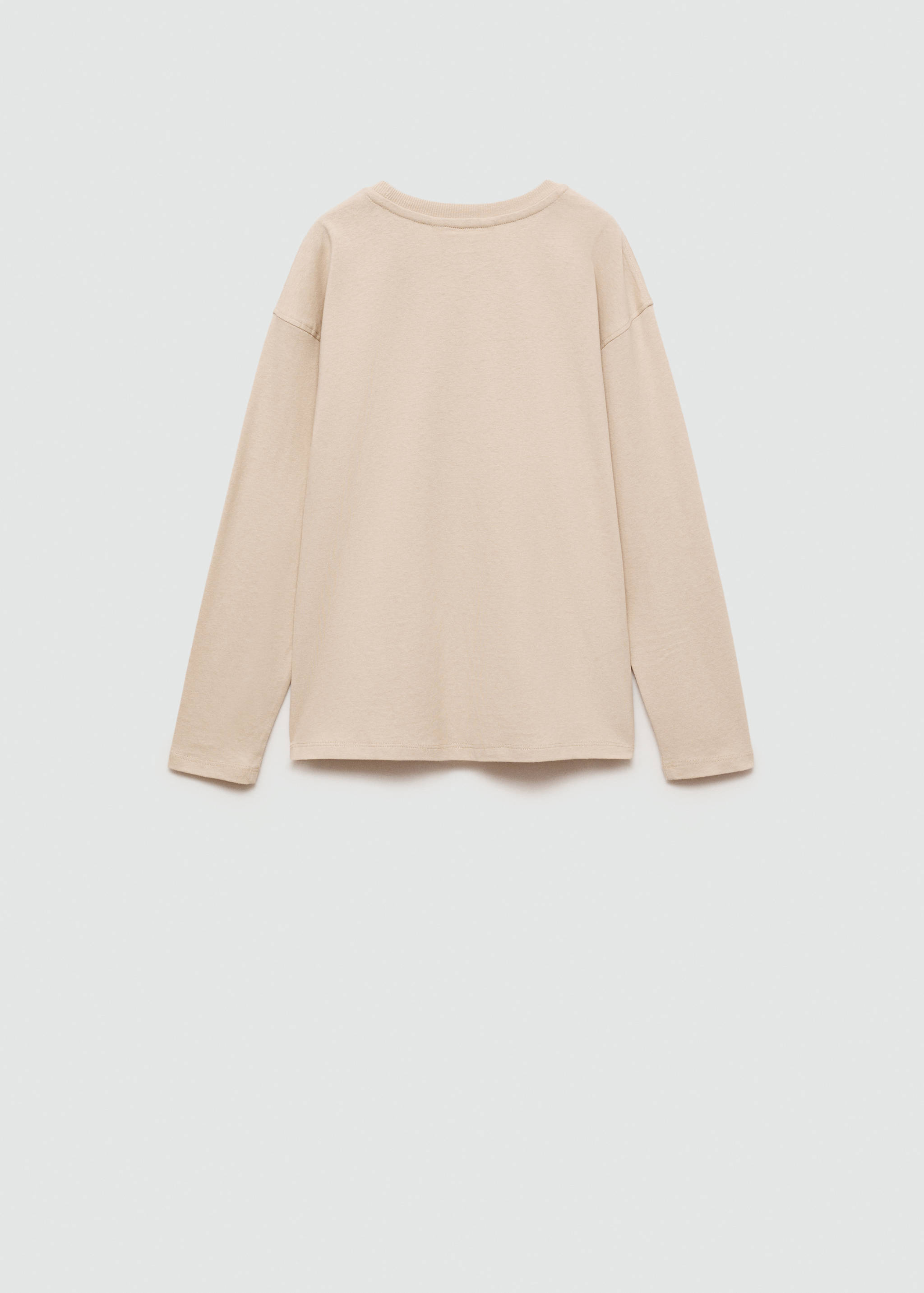 Printed cotton-blend T-shirt - Reverse of the article