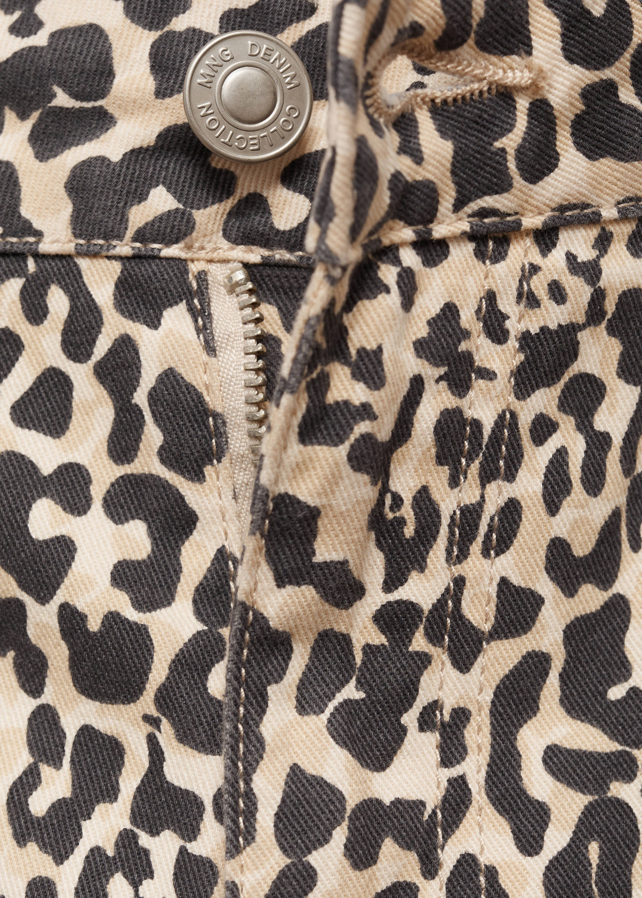 Pantalón recto leopardo - Detalle del artículo 8